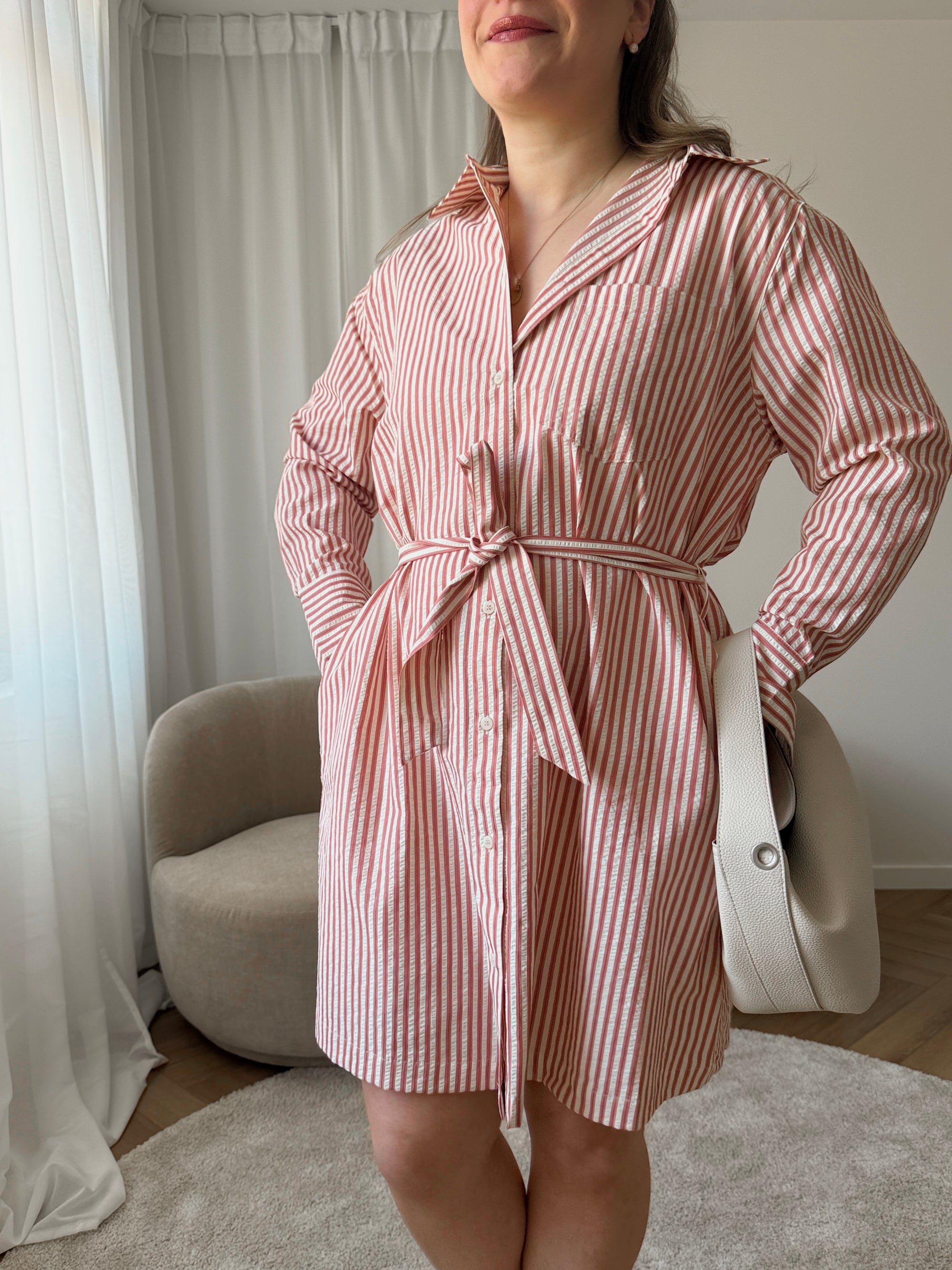Visery stripe dress