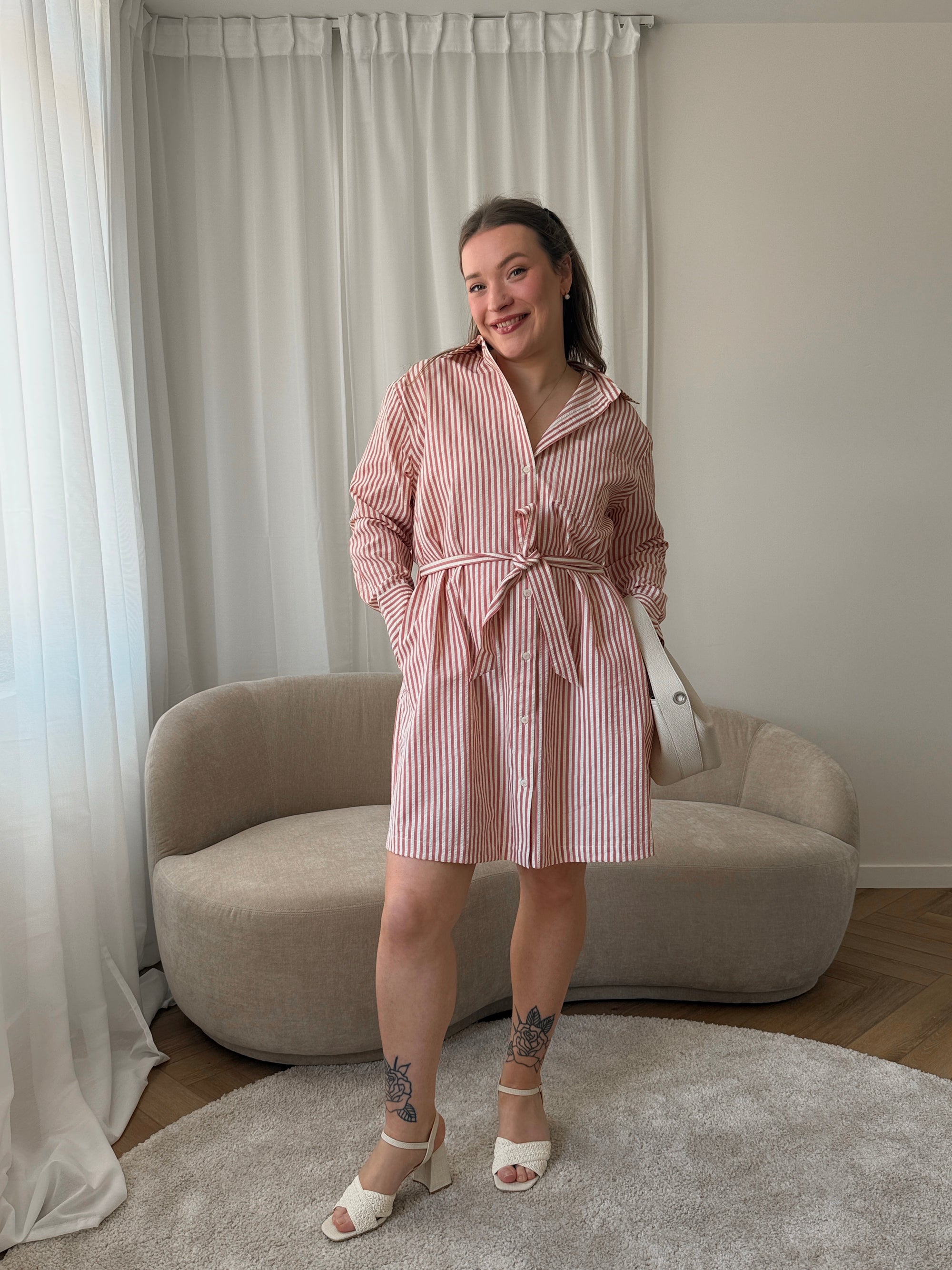 Visery stripe dress