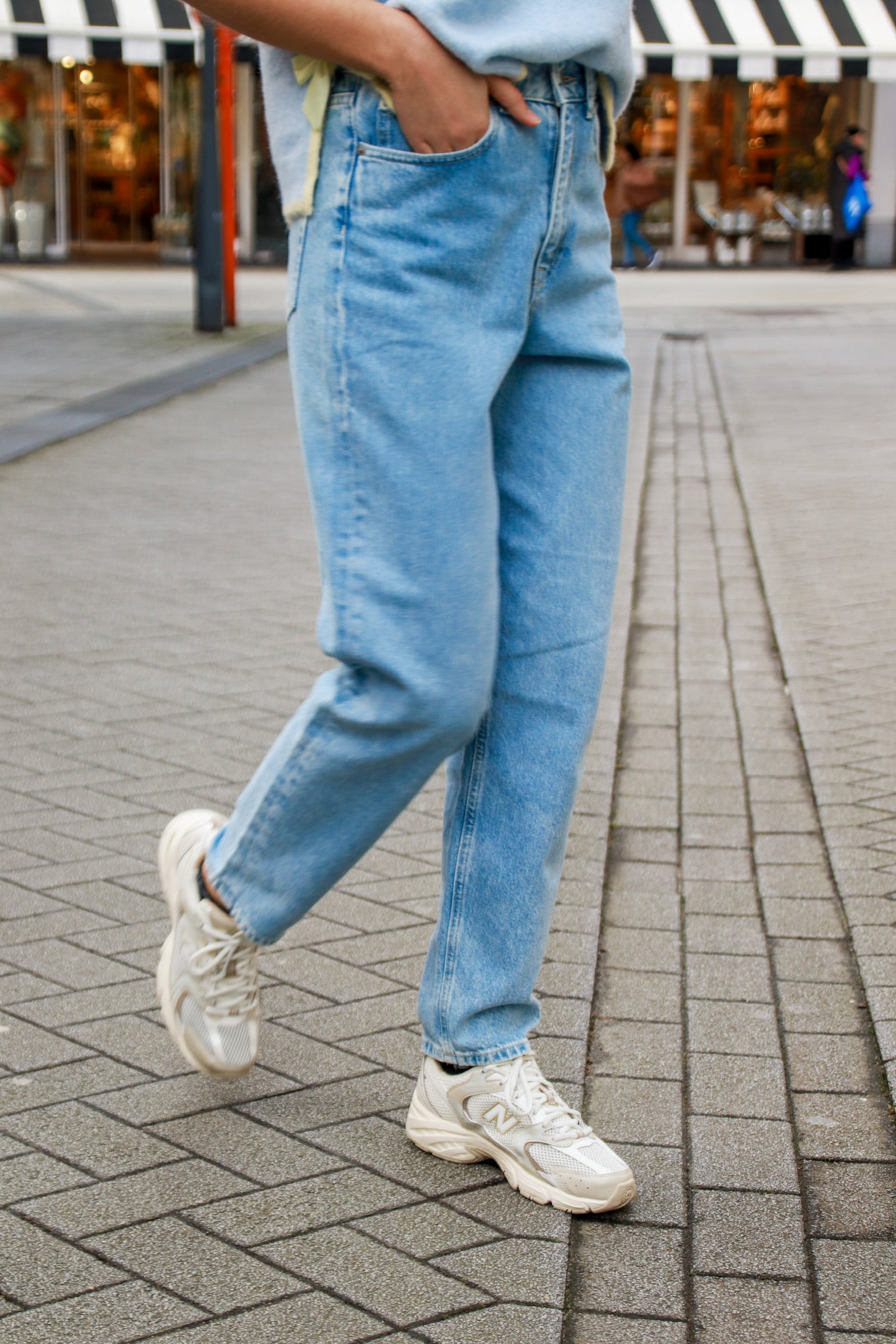 Lisbon mom jeans blue