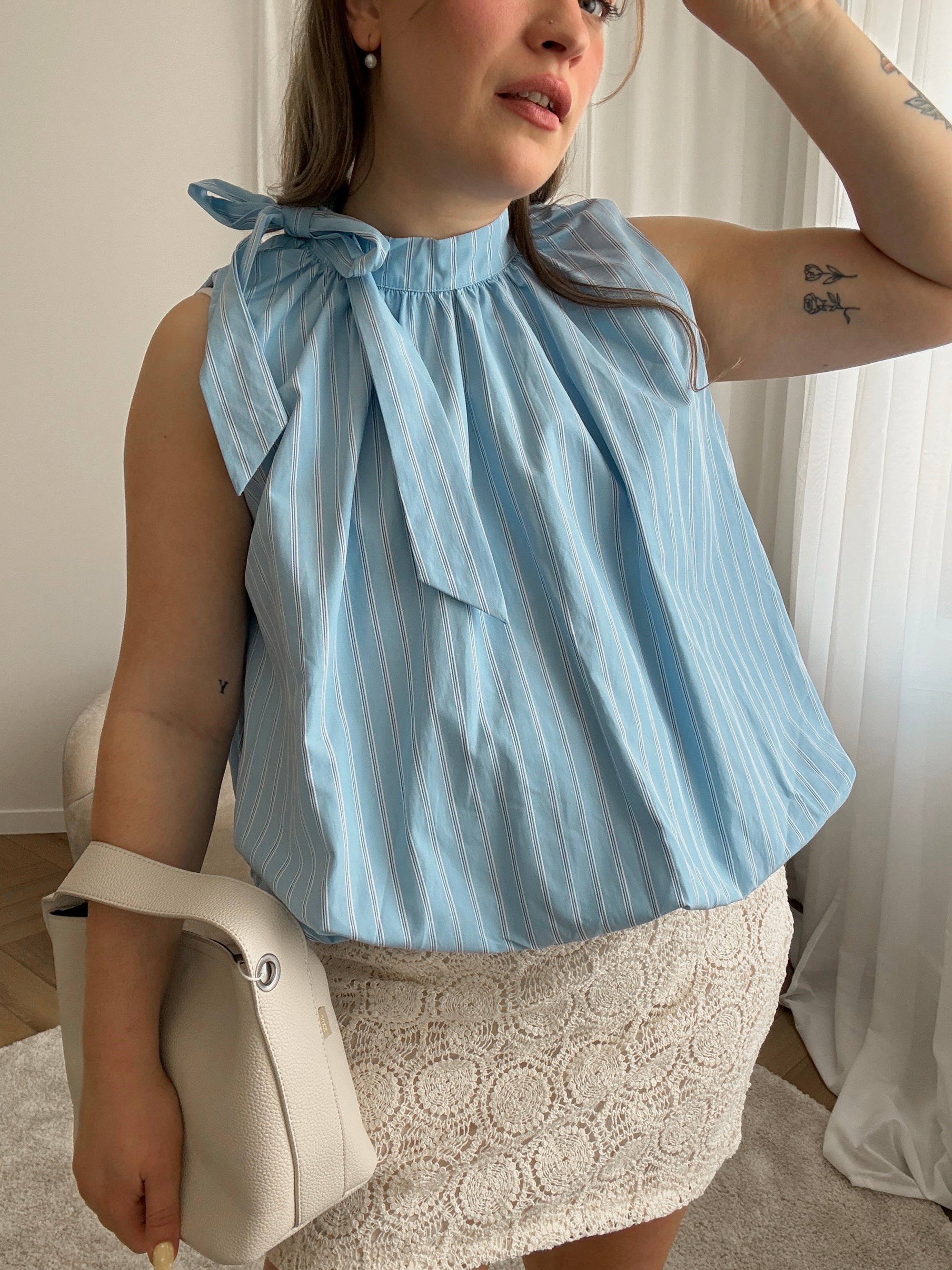 Vanya blouse blue