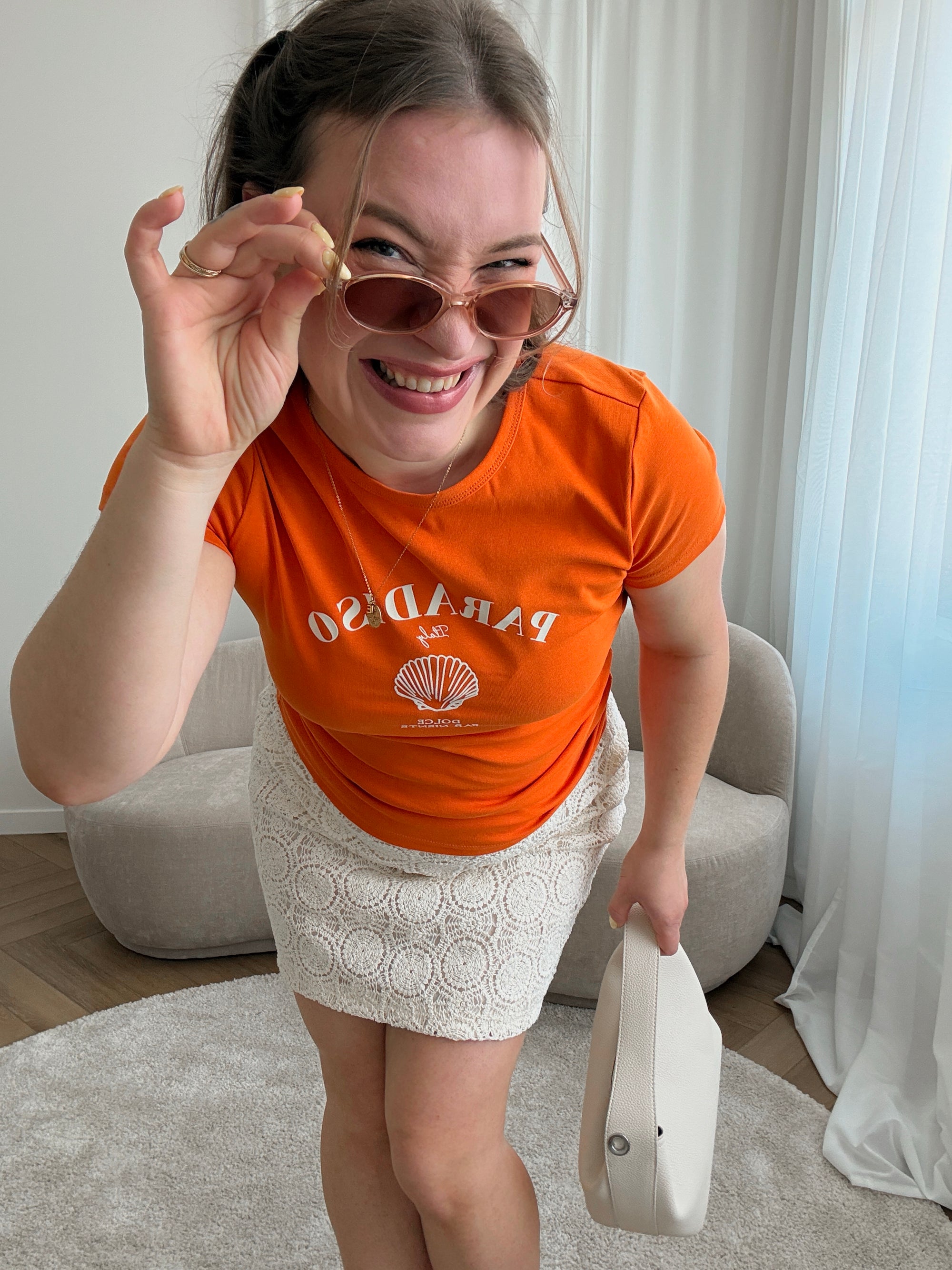 Wrenley T-shirt orange