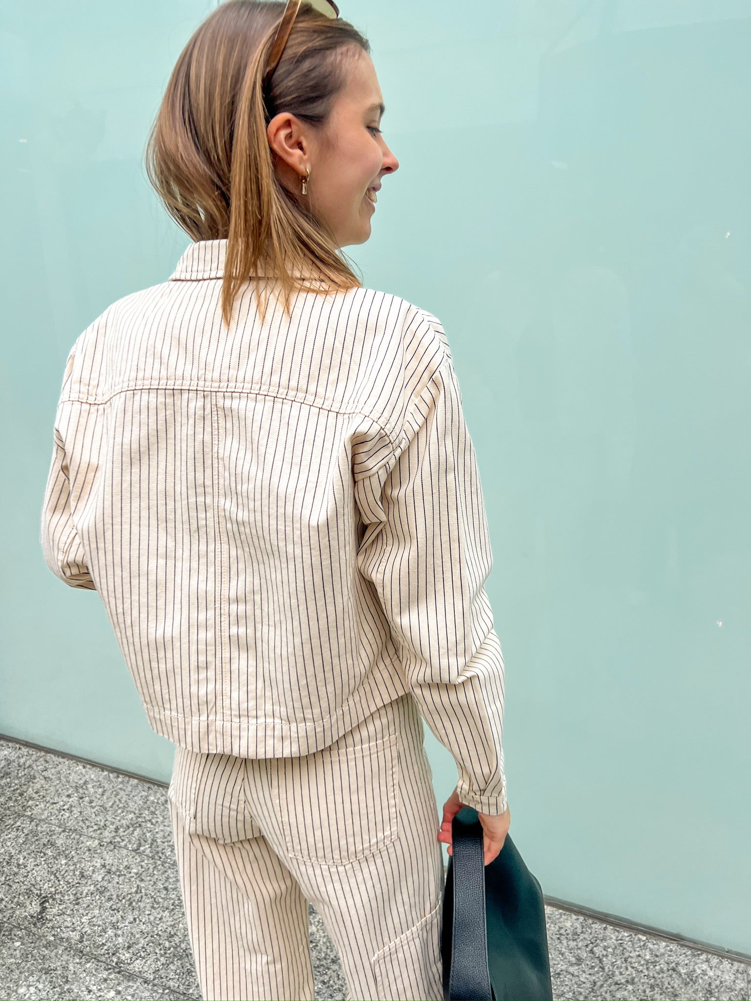 Maddy striped overshirt