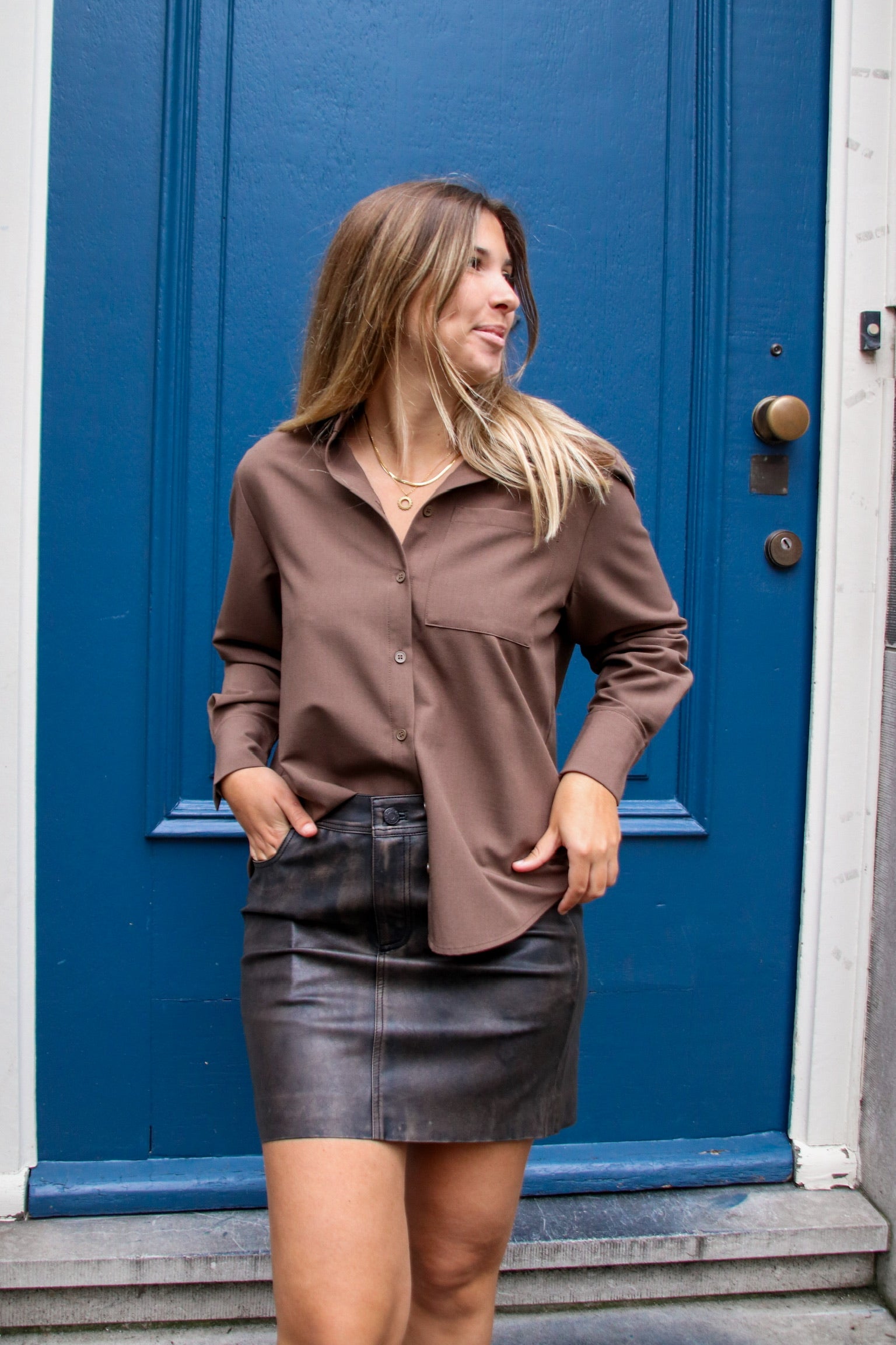 Nono blouse taupe