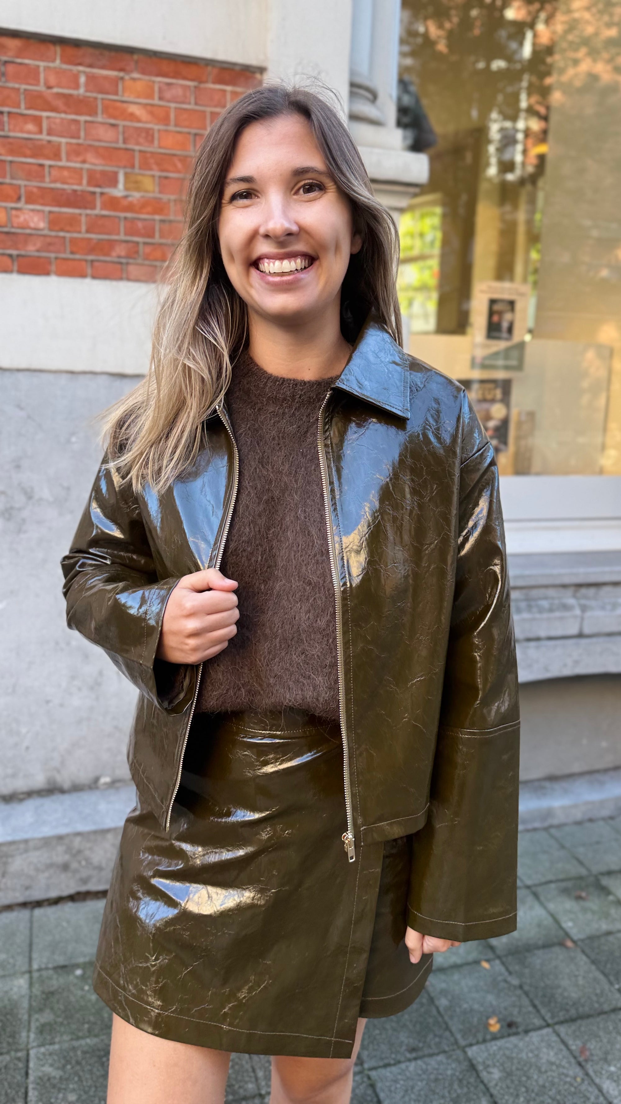 Kara jacket - dark olive