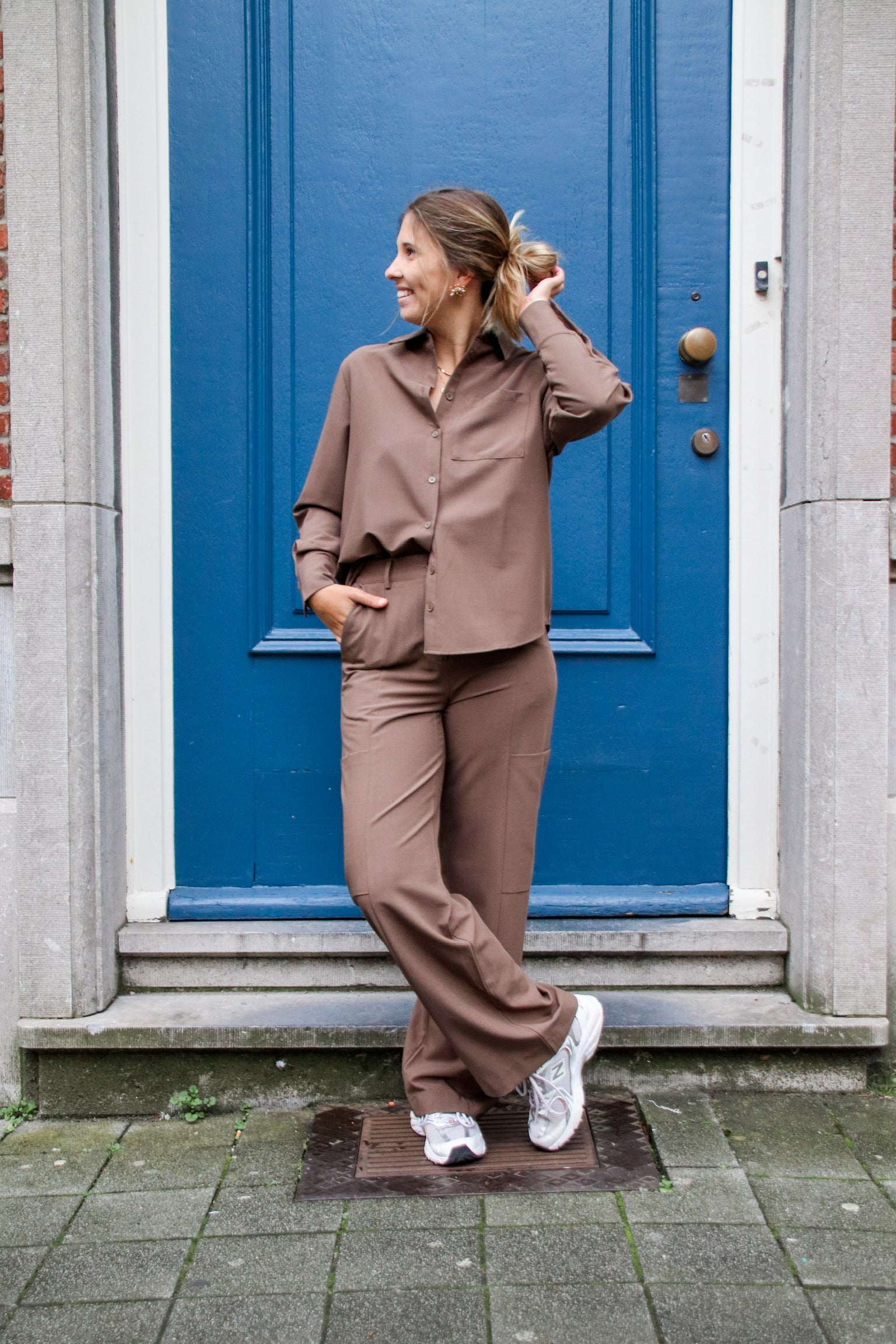 Noyoco pantalon taupe