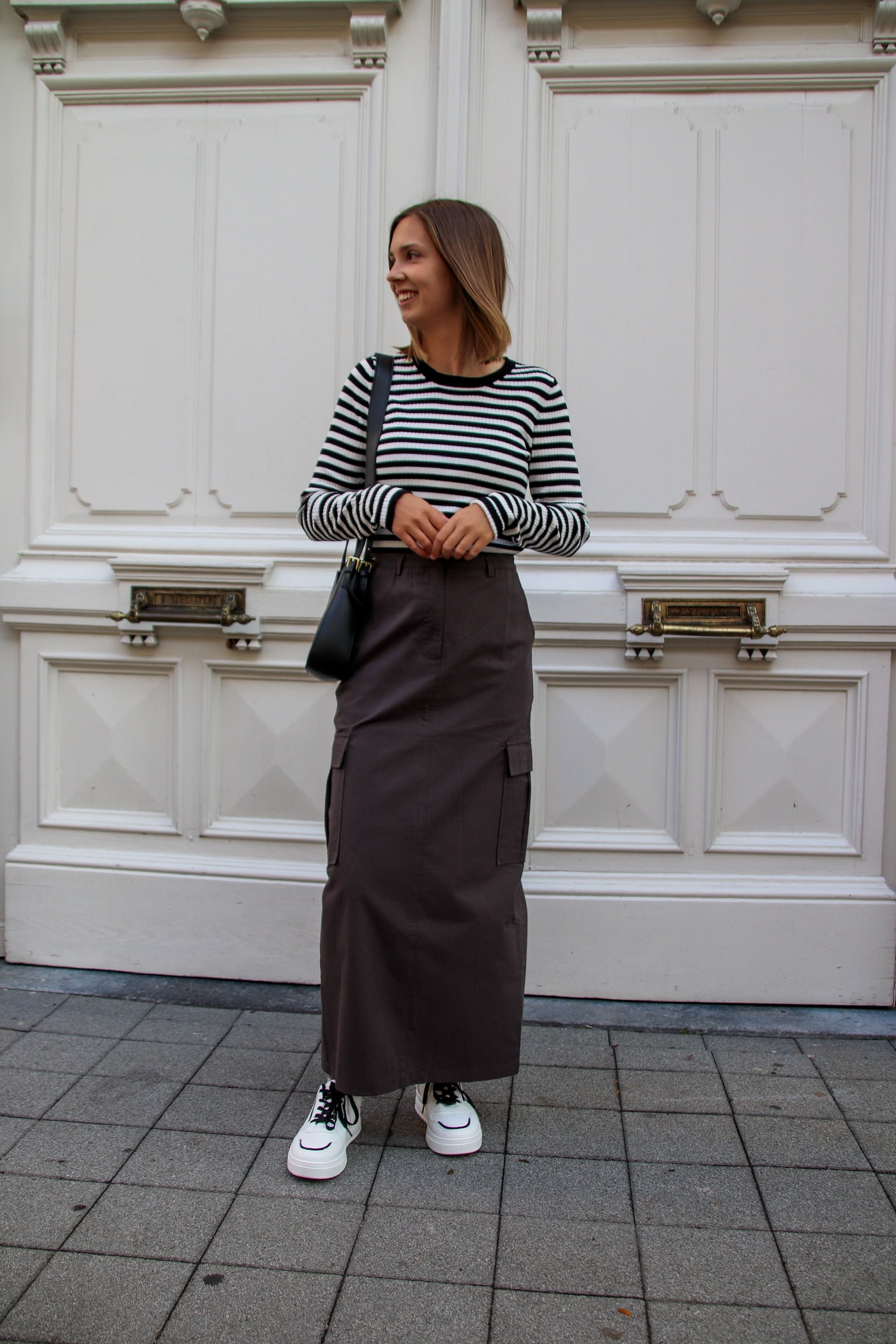 Newyork cargo maxi skirt