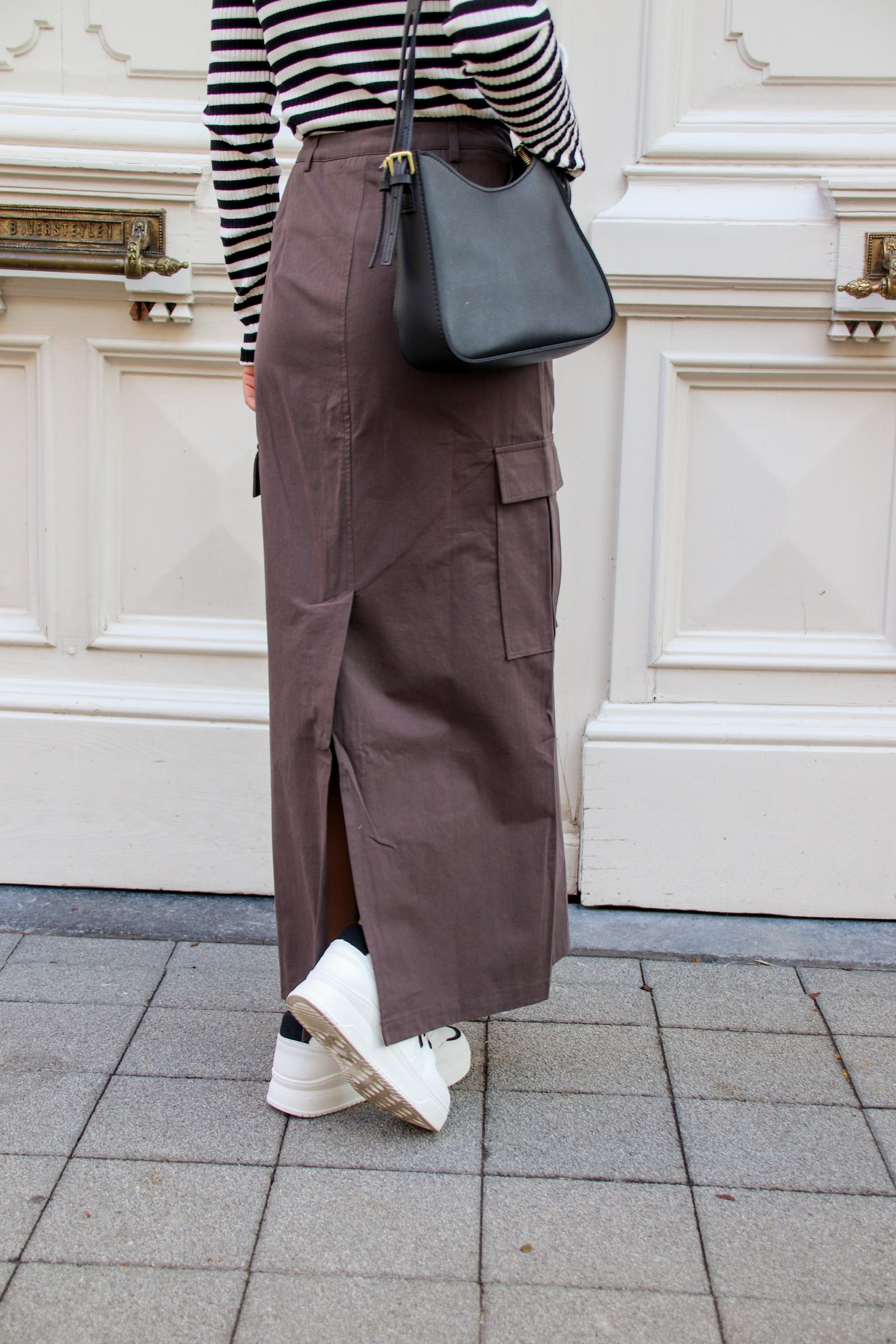 Newyork cargo maxi skirt