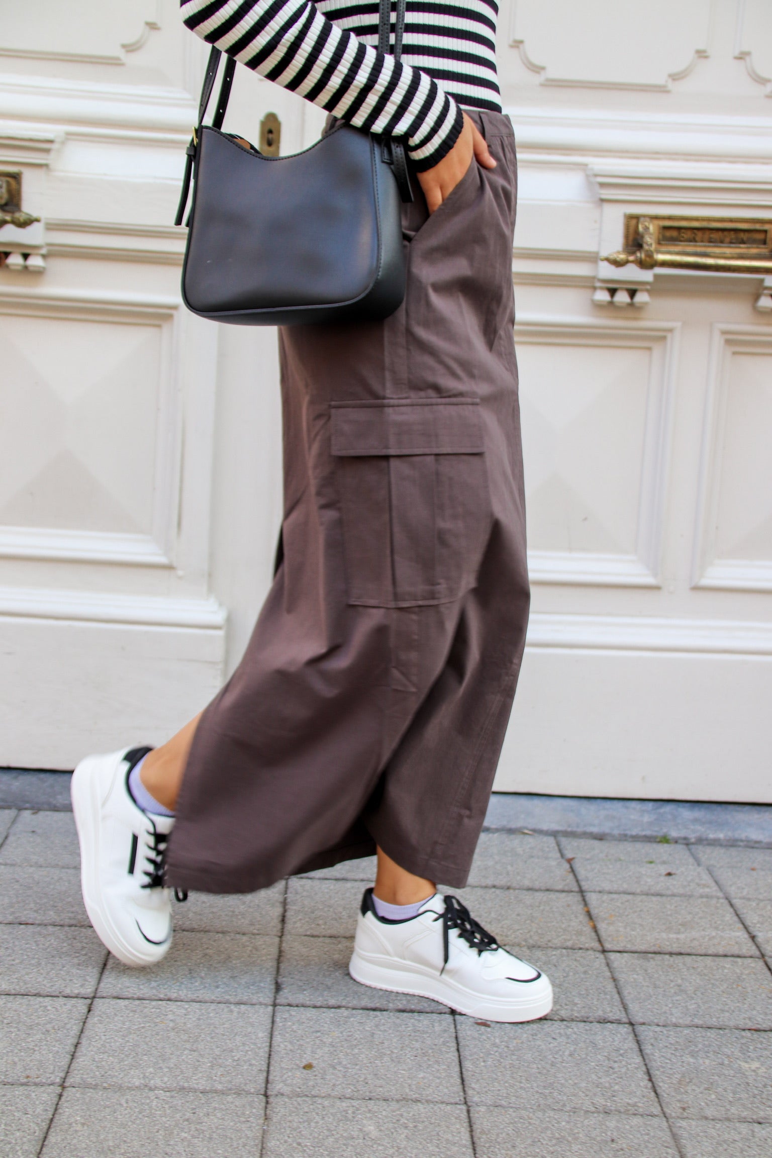 Newyork cargo maxi skirt