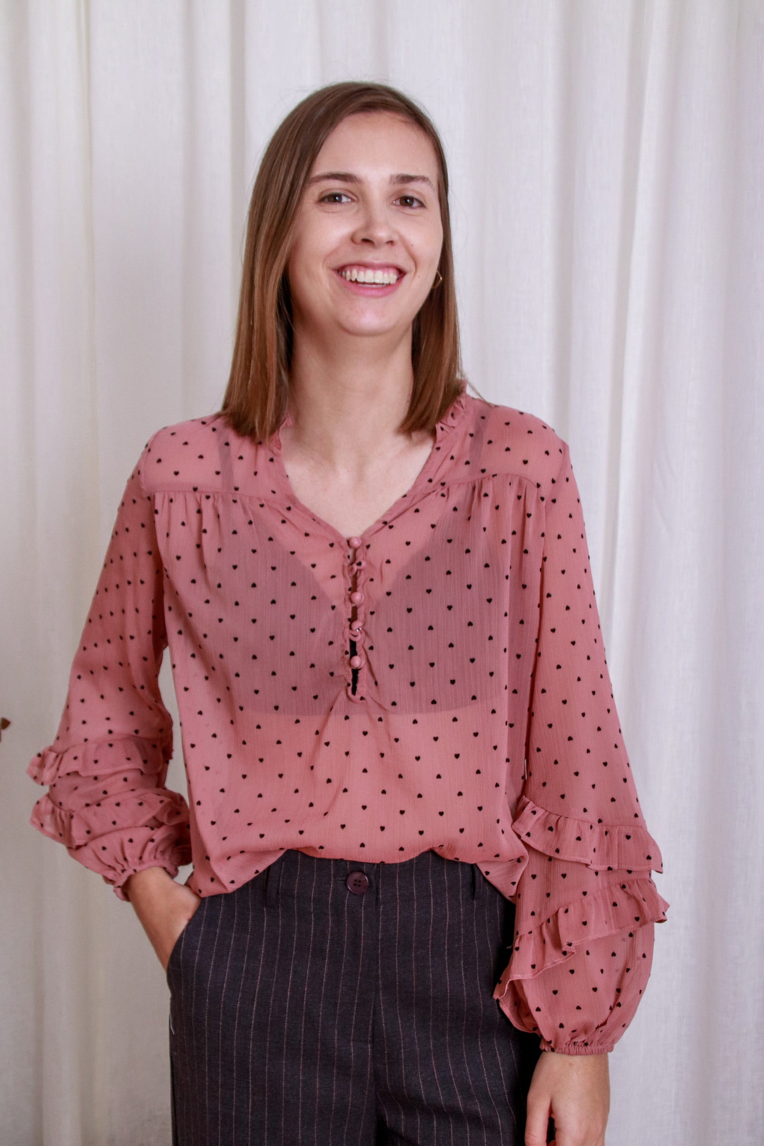 Nola blouse pink