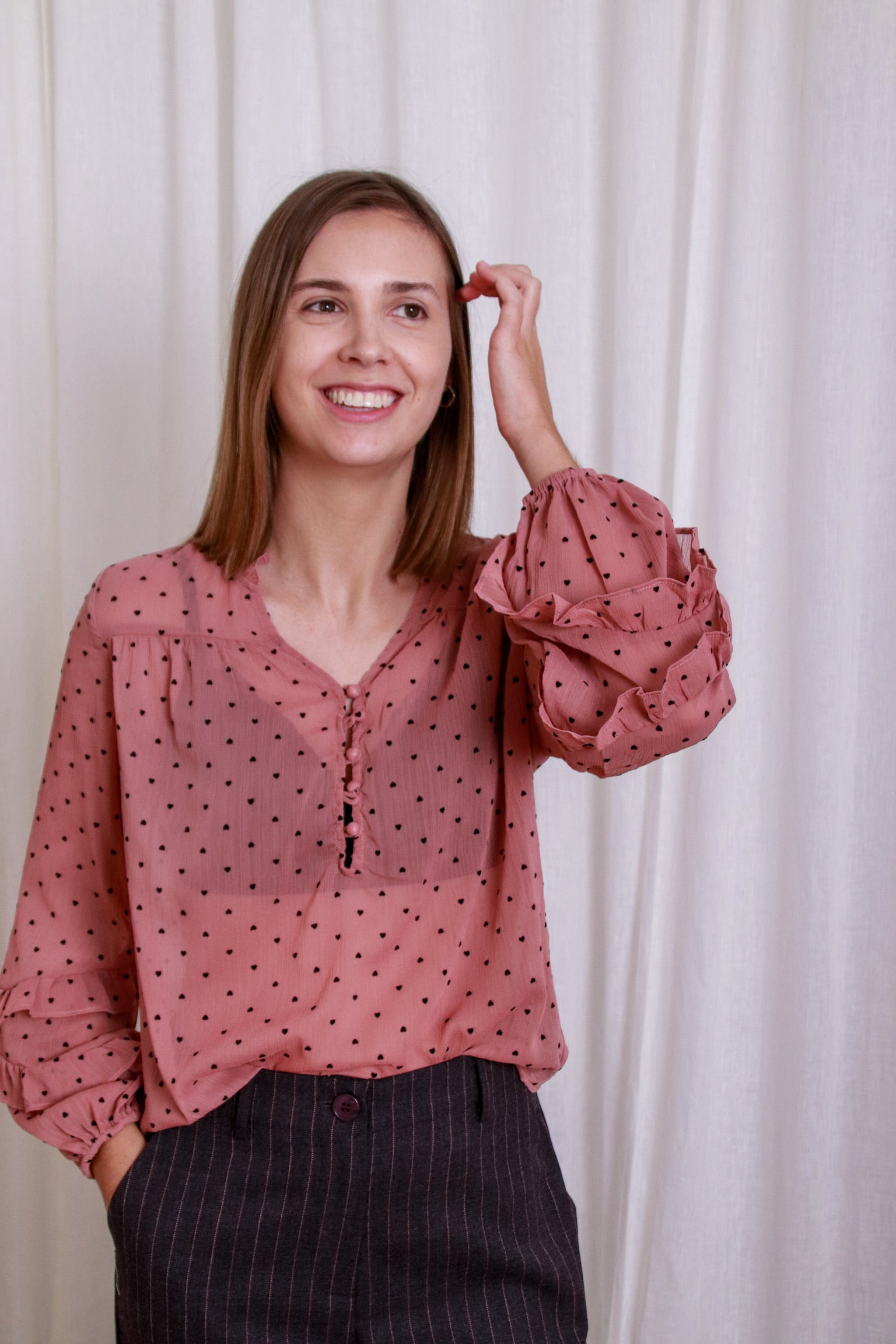 Nola blouse pink