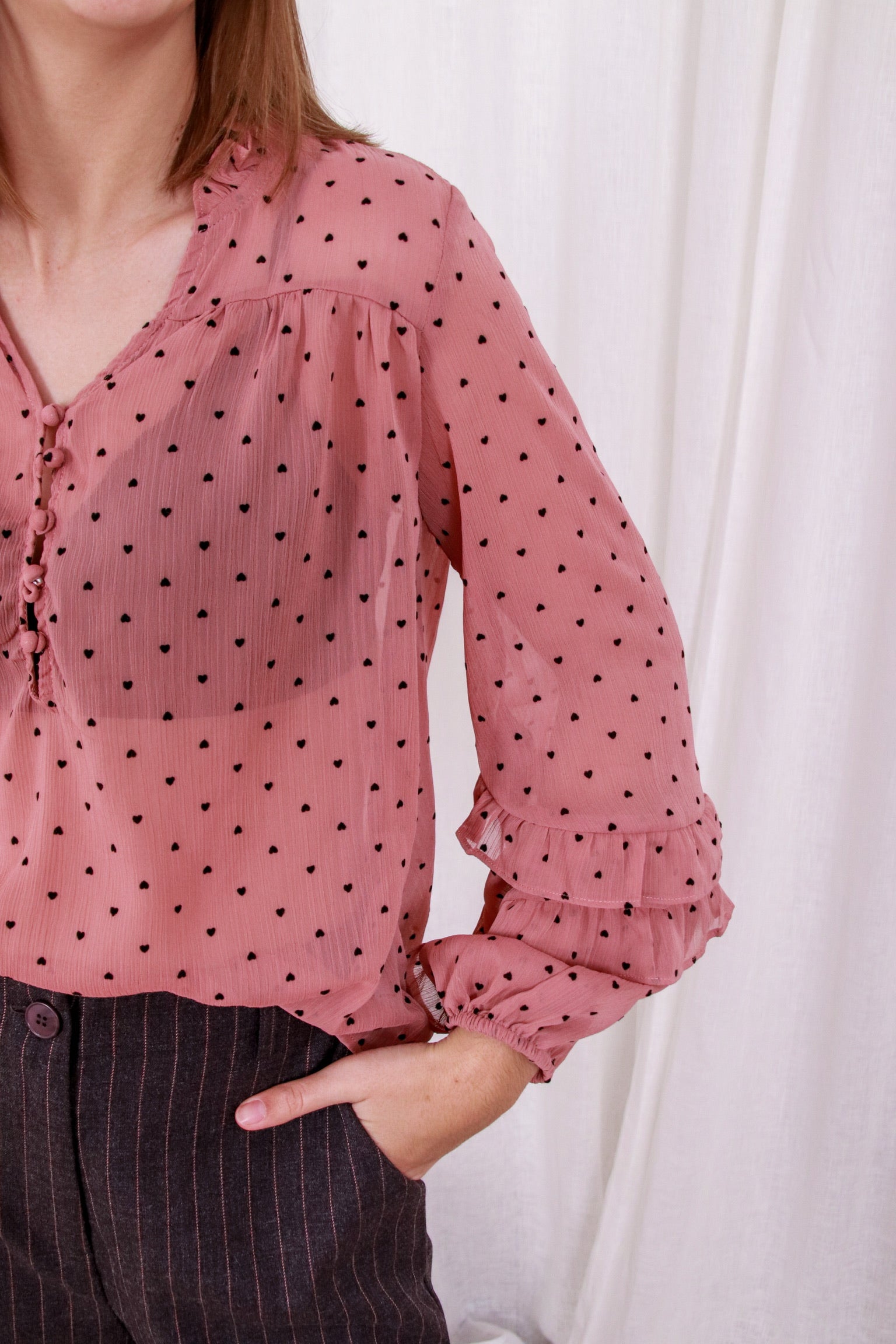 Nola blouse pink