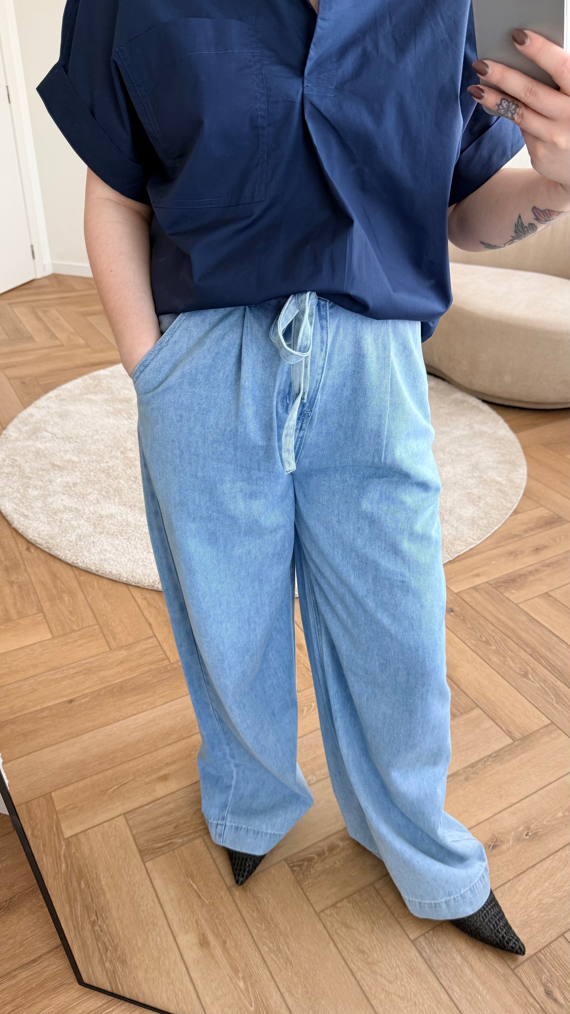 Pompon jeans