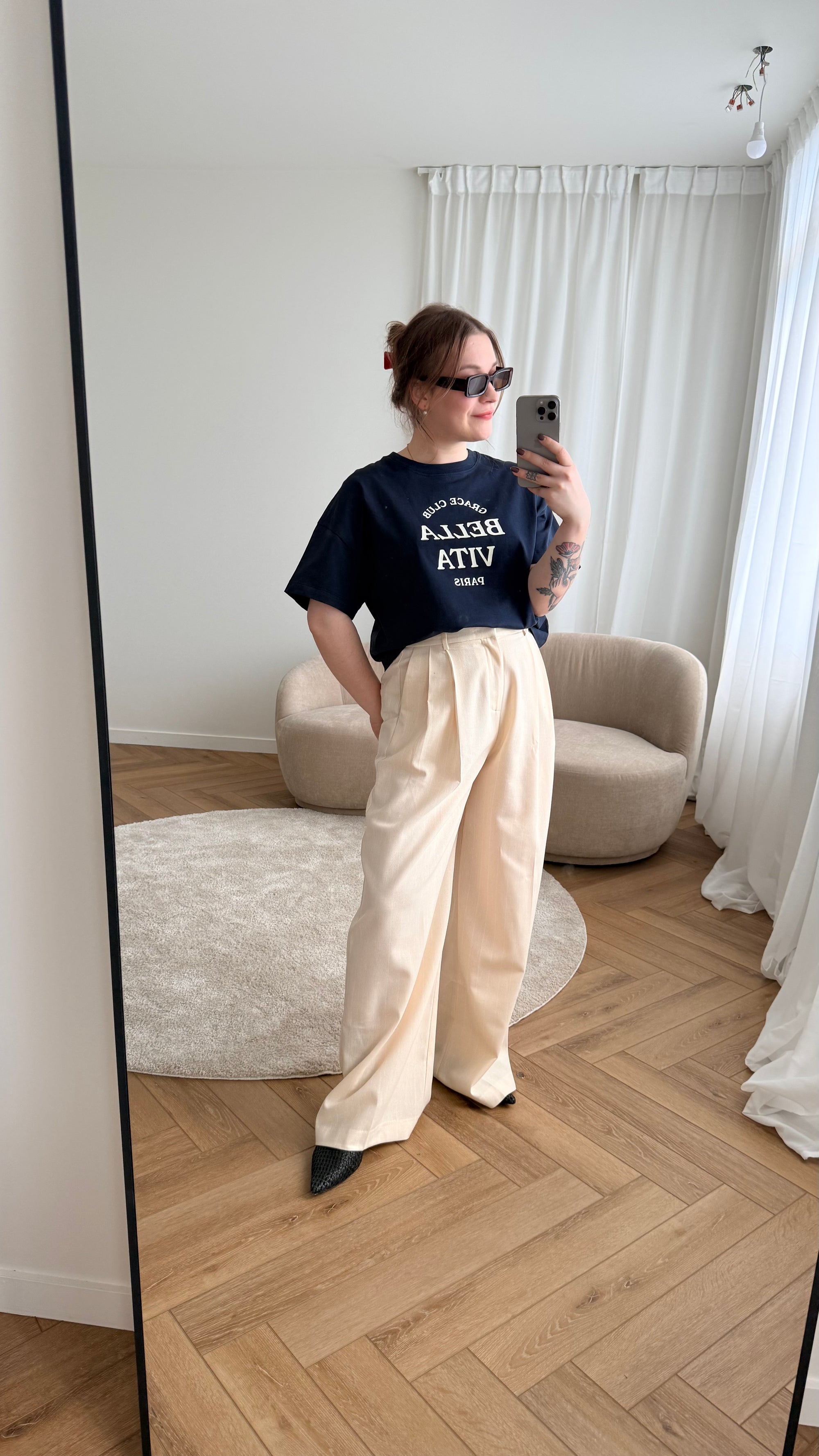 Bella Vita t-shirt navy