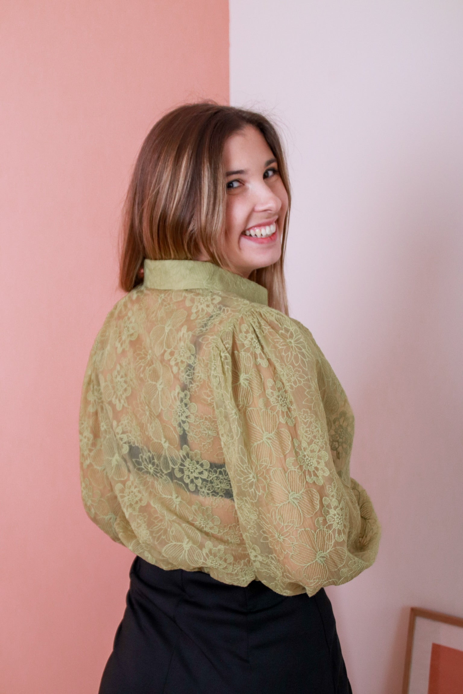 Maura blouse olive