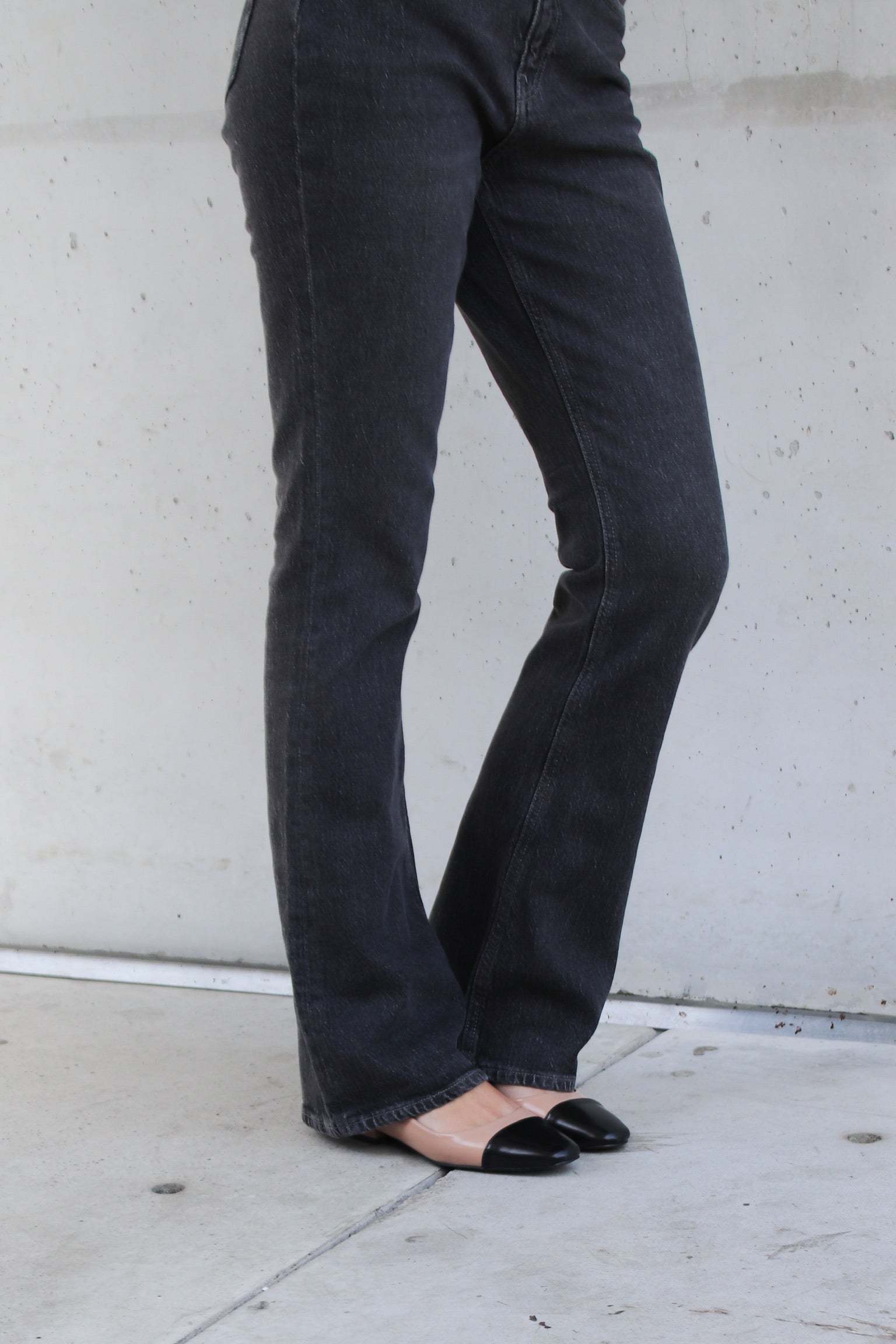 Turin bootcut jeans charcoal