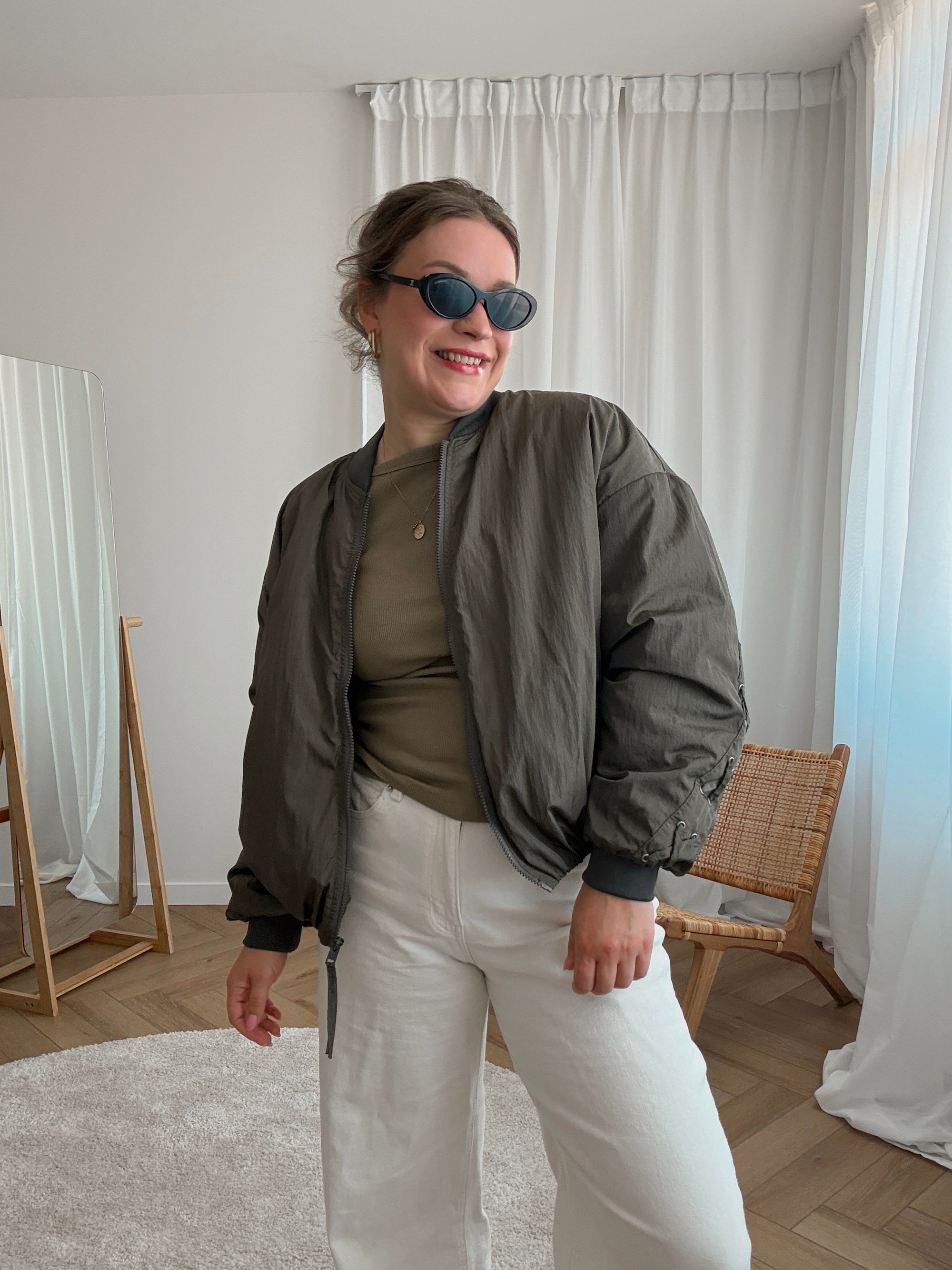 Ember bomber jacket khaki