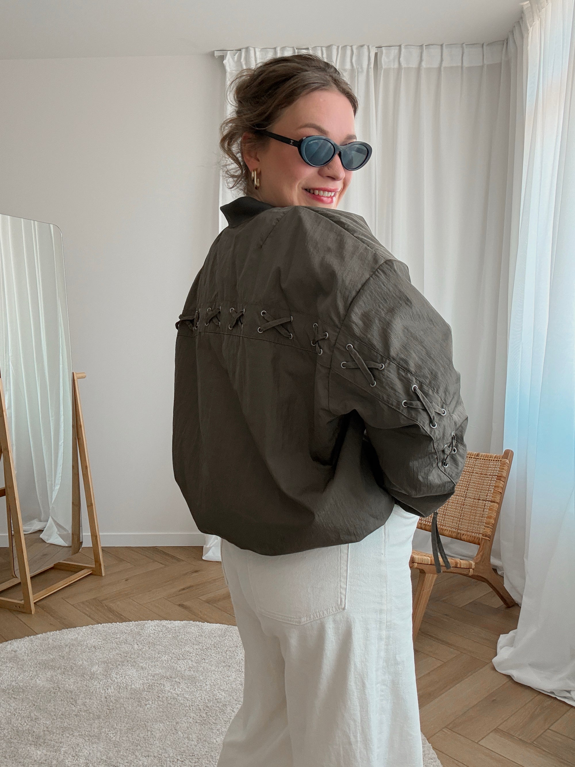 Ember bomber jacket khaki
