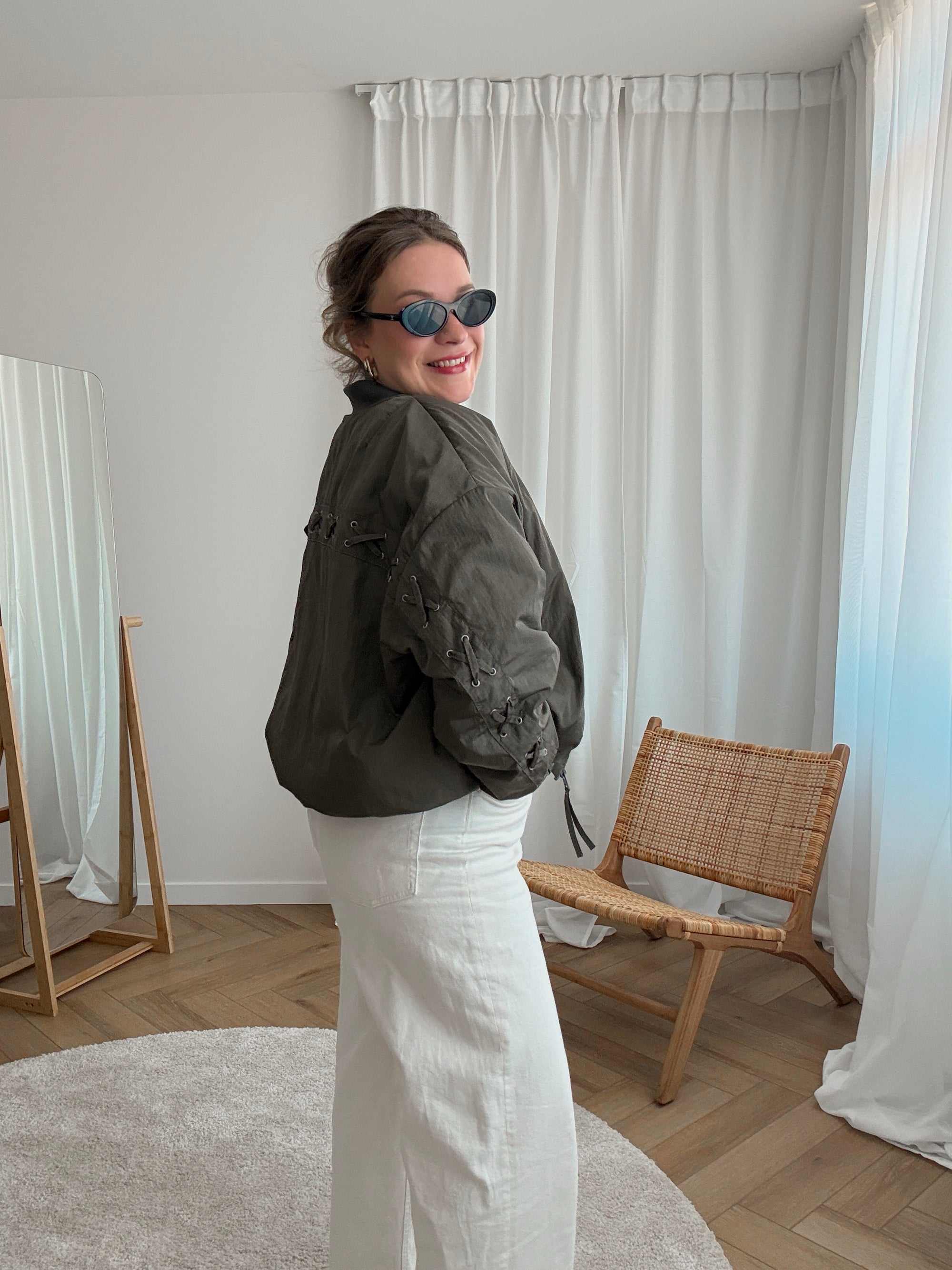 Ember bomber jacket khaki