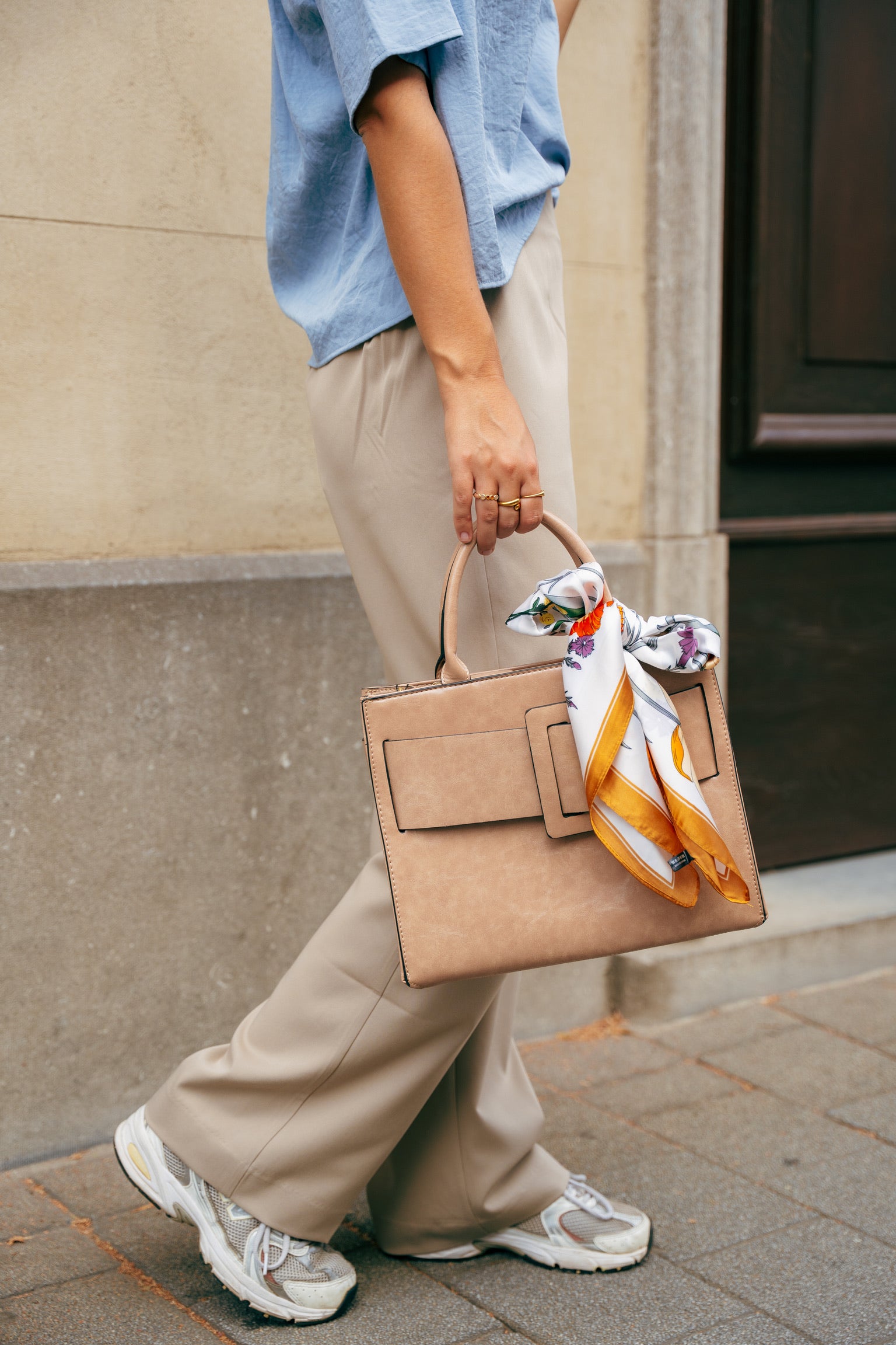 Lumi scarf floral multi