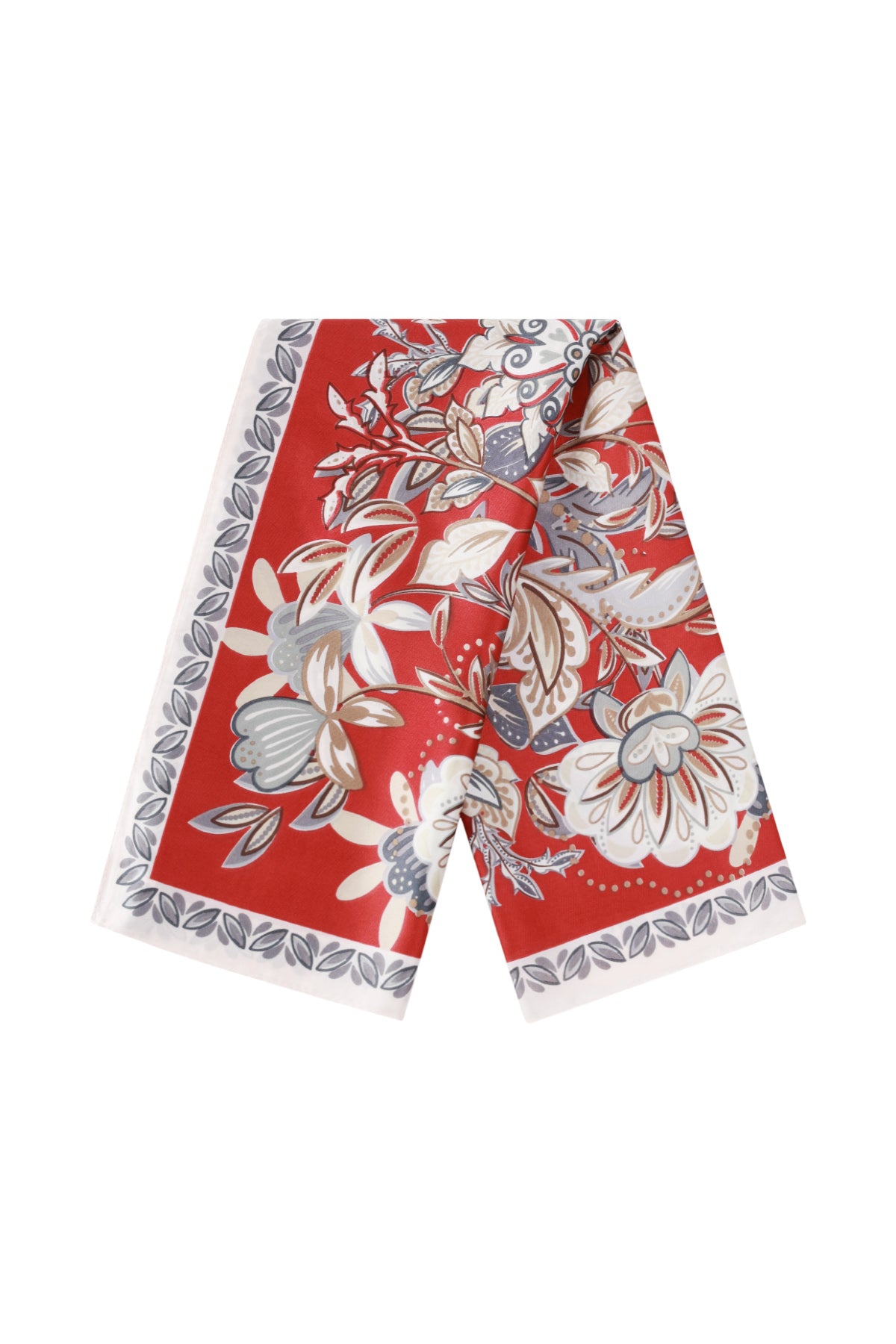 Lumi scarf floral red