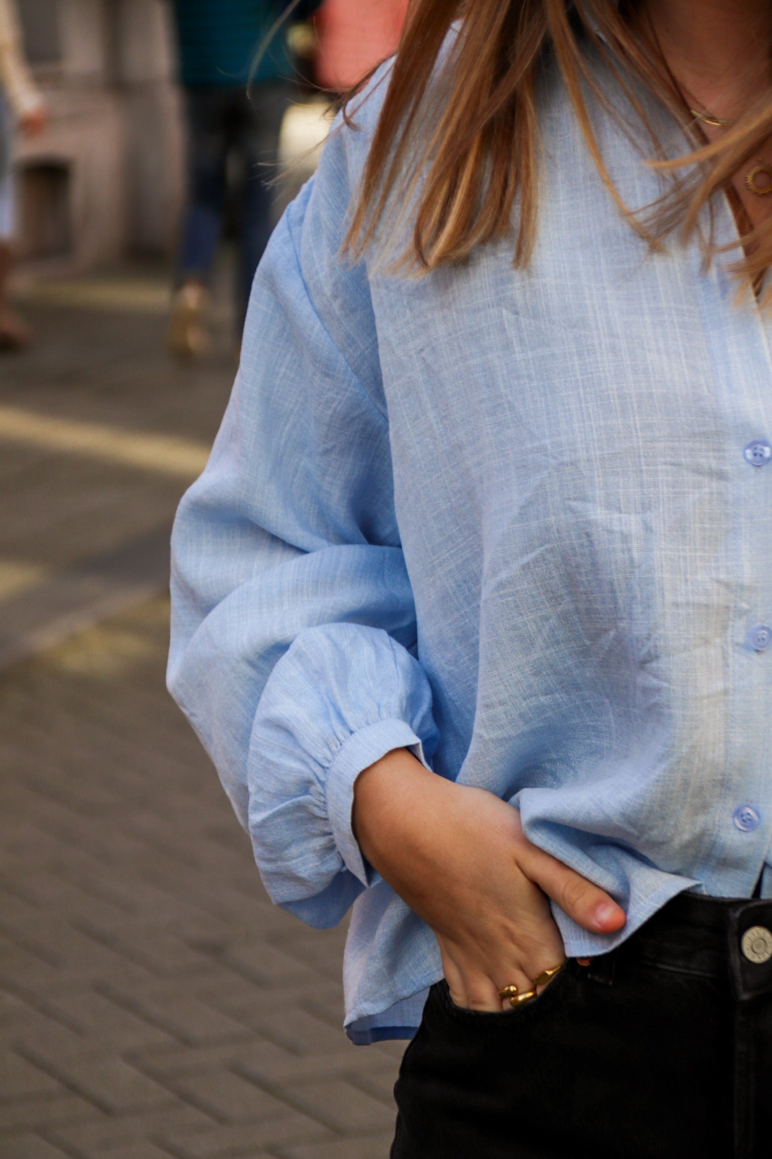 Maribelle shirt blue