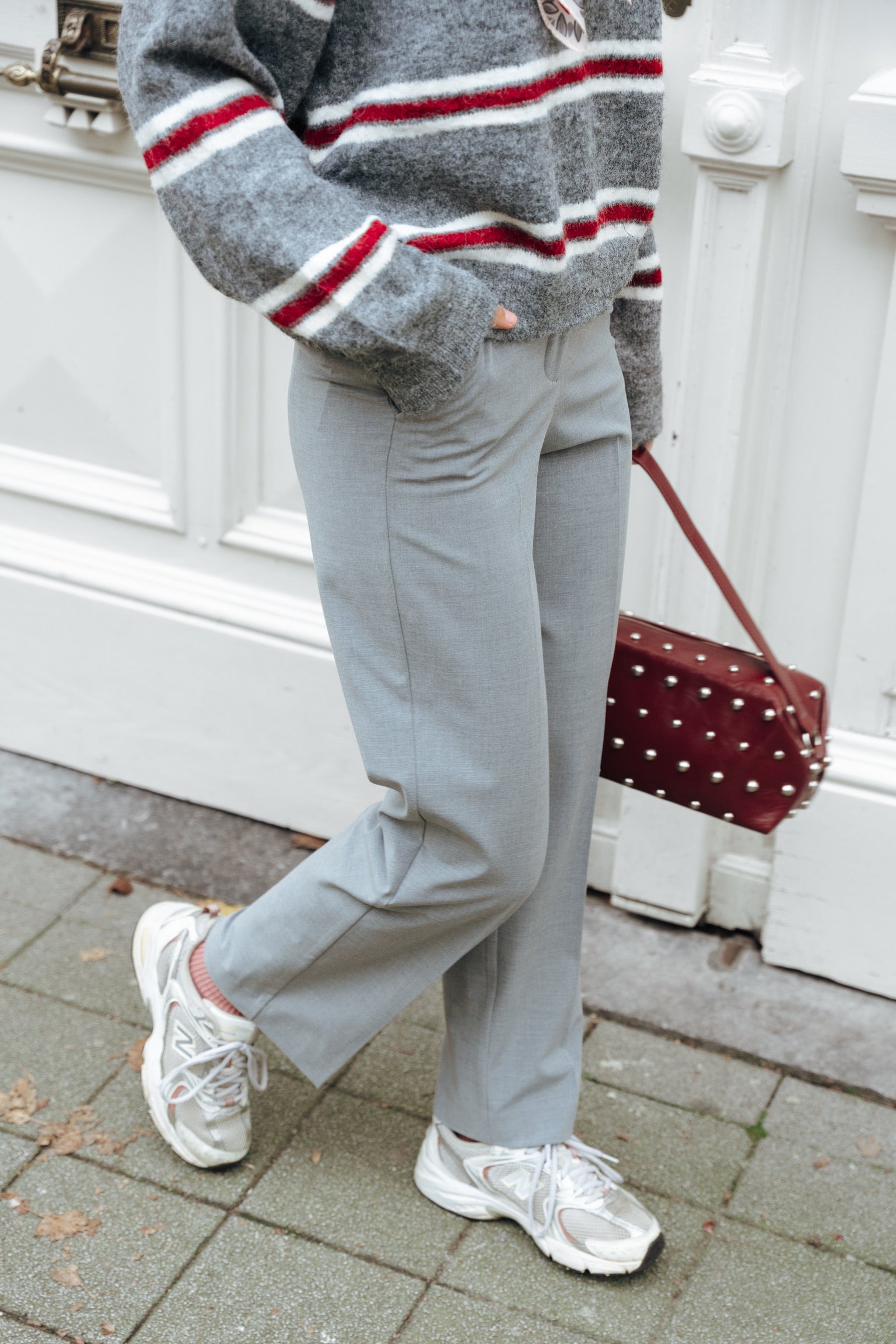 Mary pants grey melange