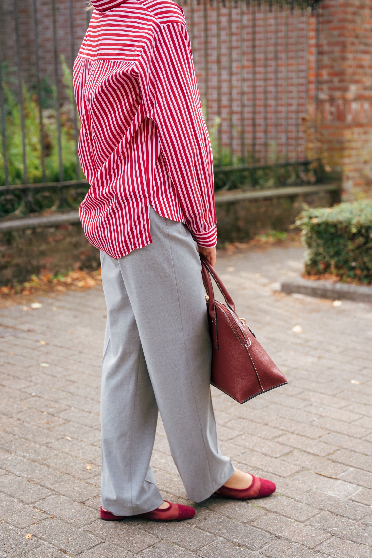 Mary pants grey melange