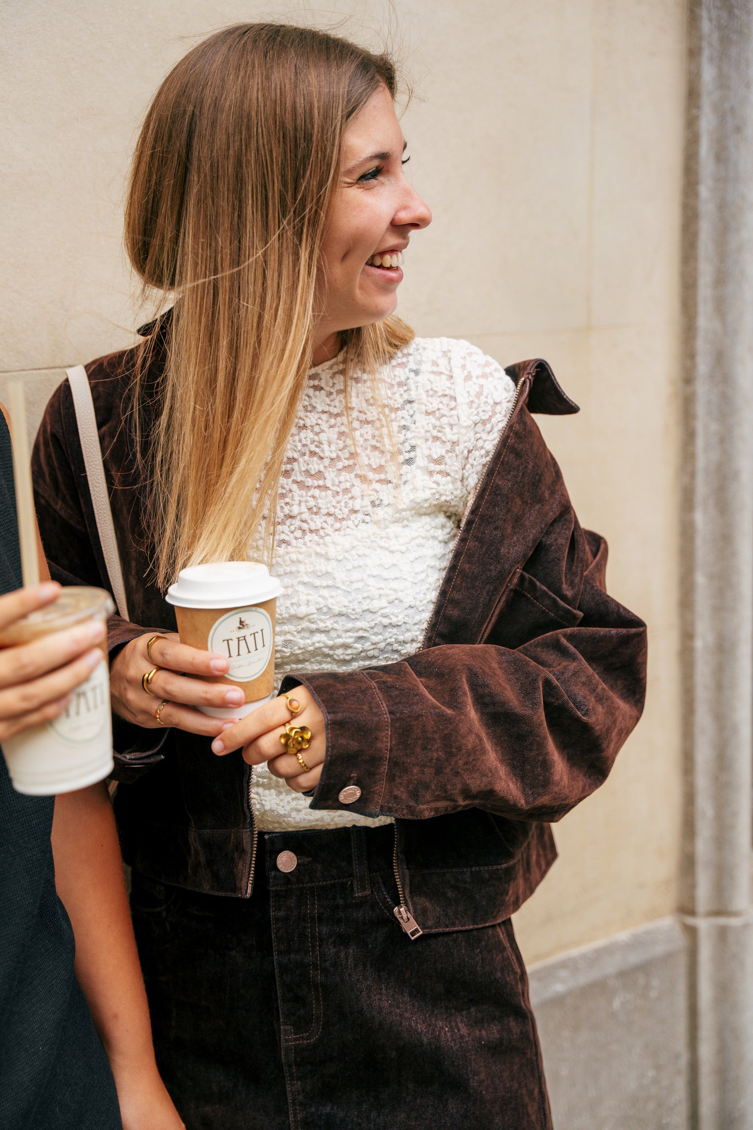 Swift lace T-shirt cream