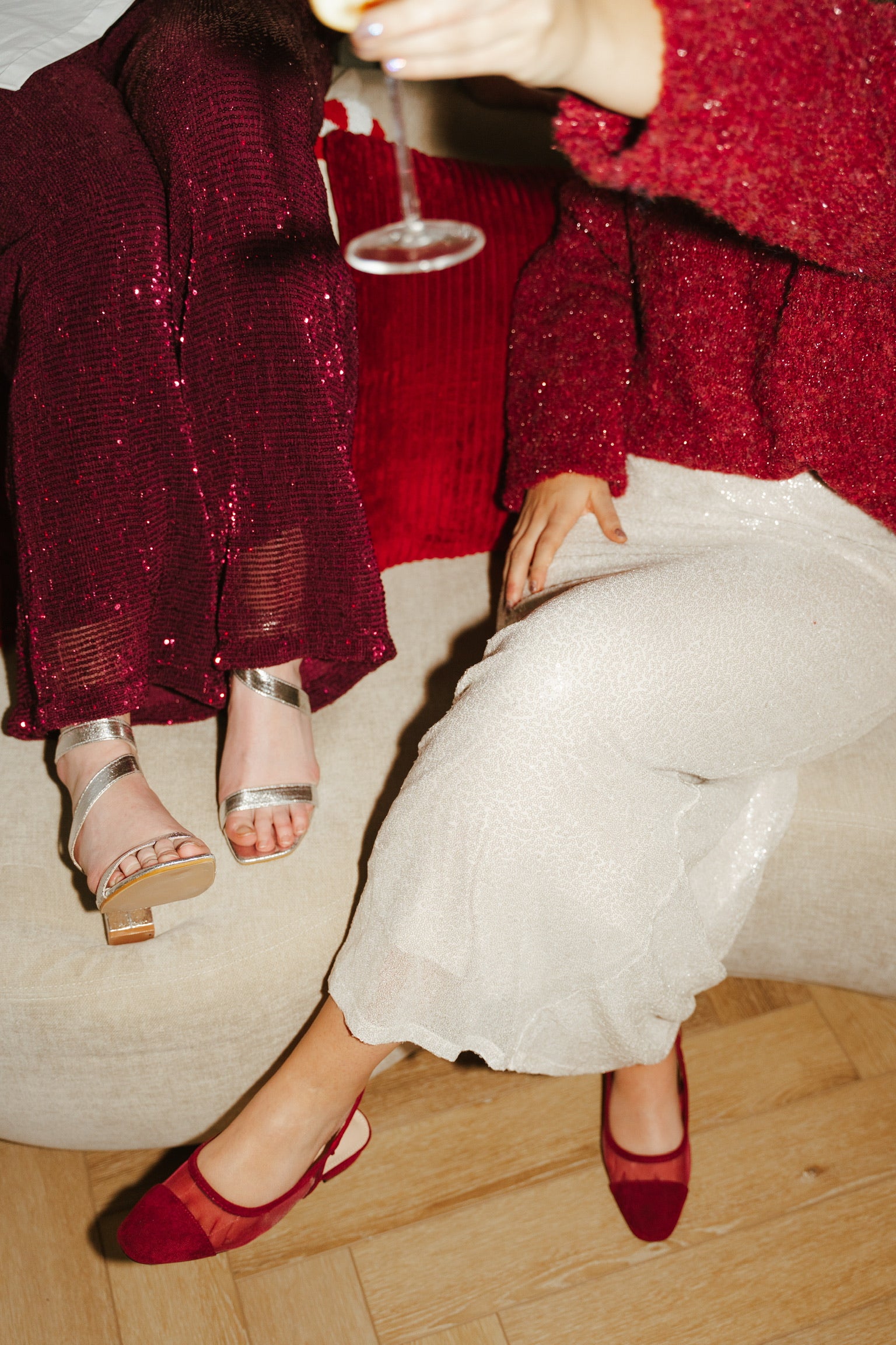 Mia sequin maxi skirt