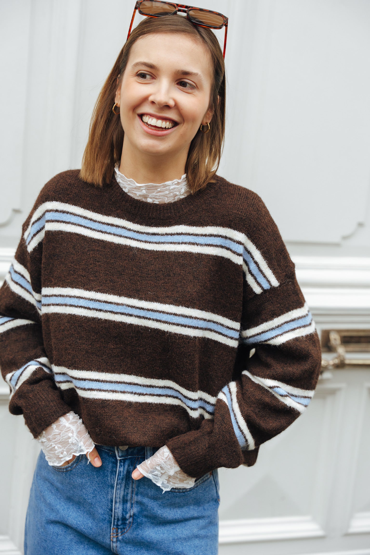 Millie knit brown