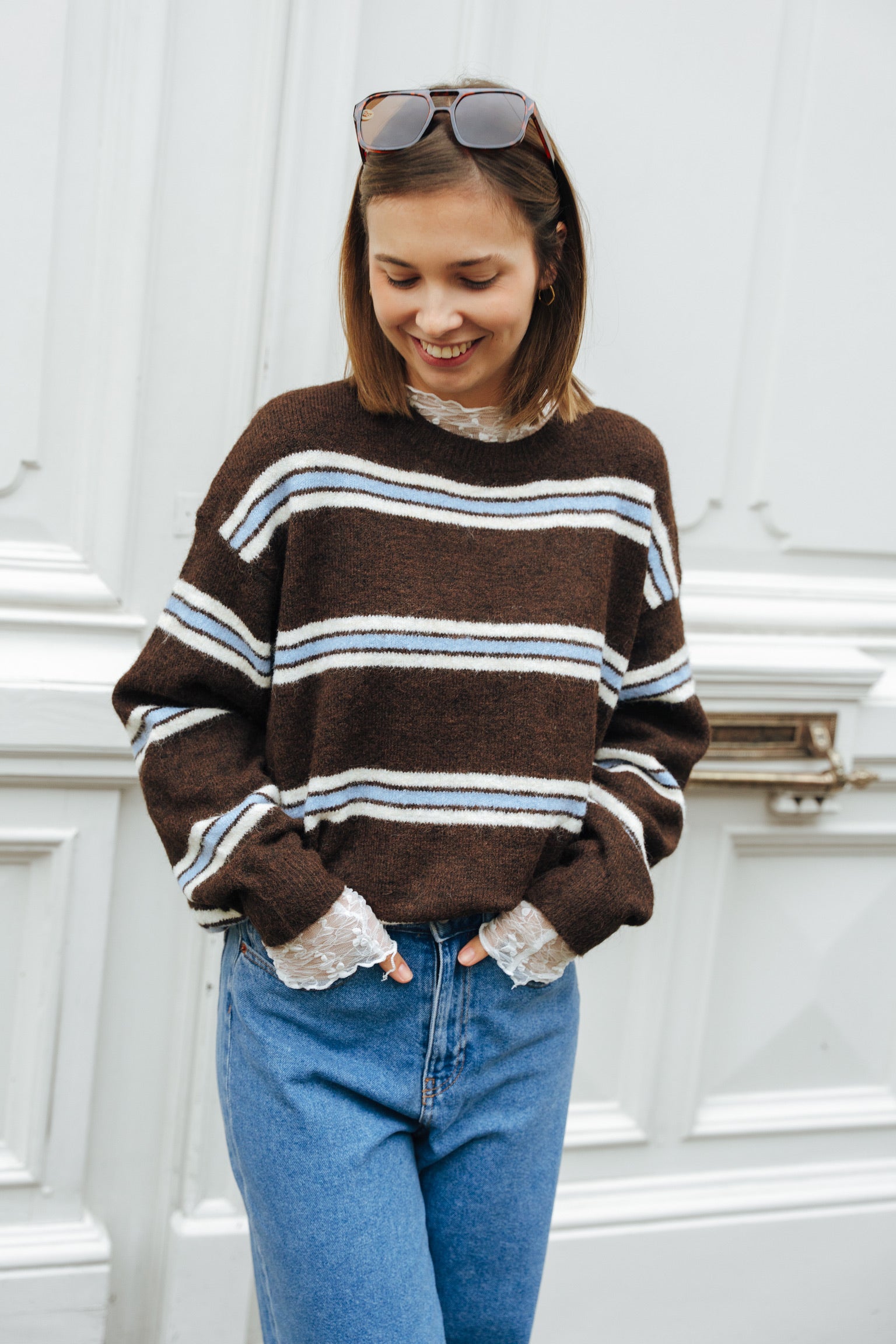 Millie knit brown