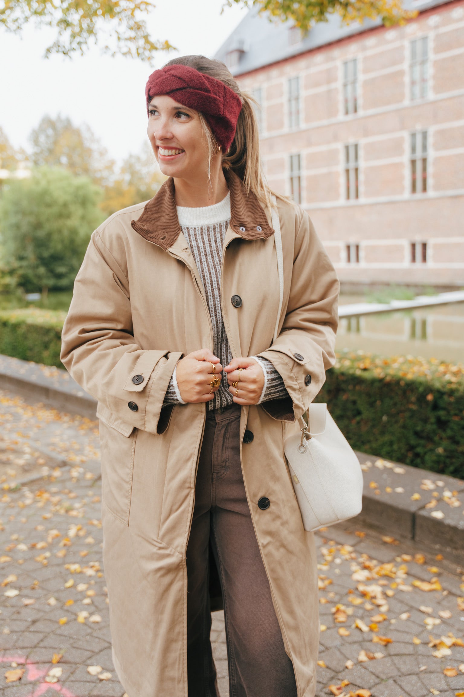 Mira trenchcoat camel