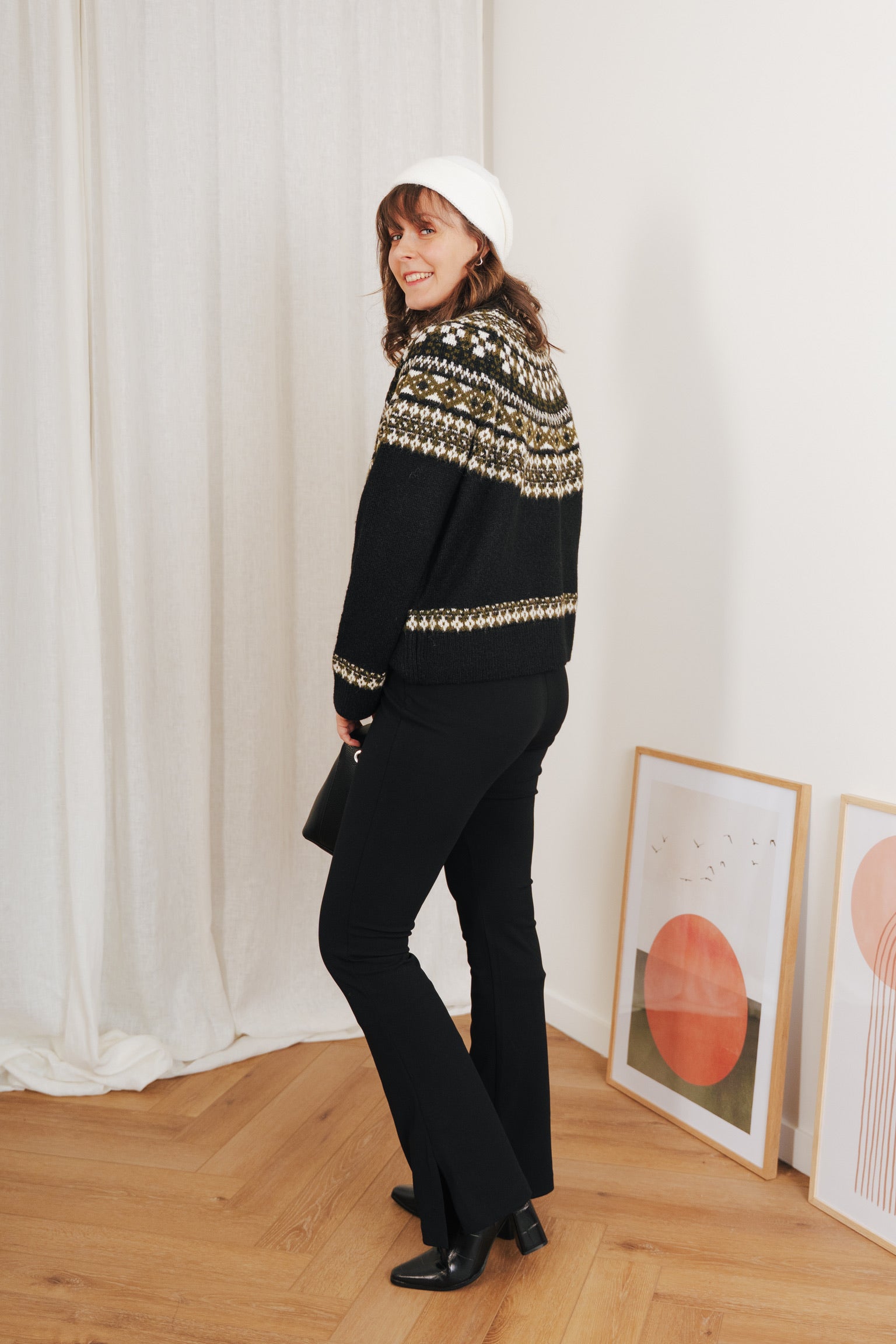 Nancy flared trousers