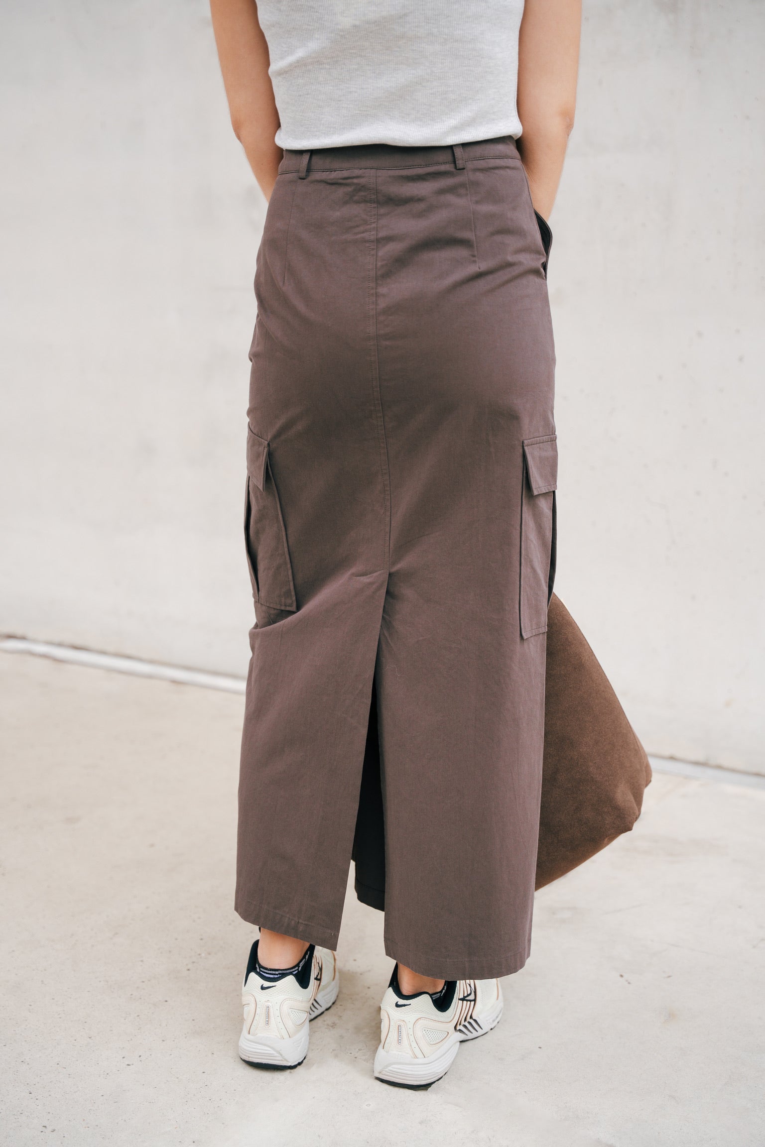 Newyork cargo maxi skirt