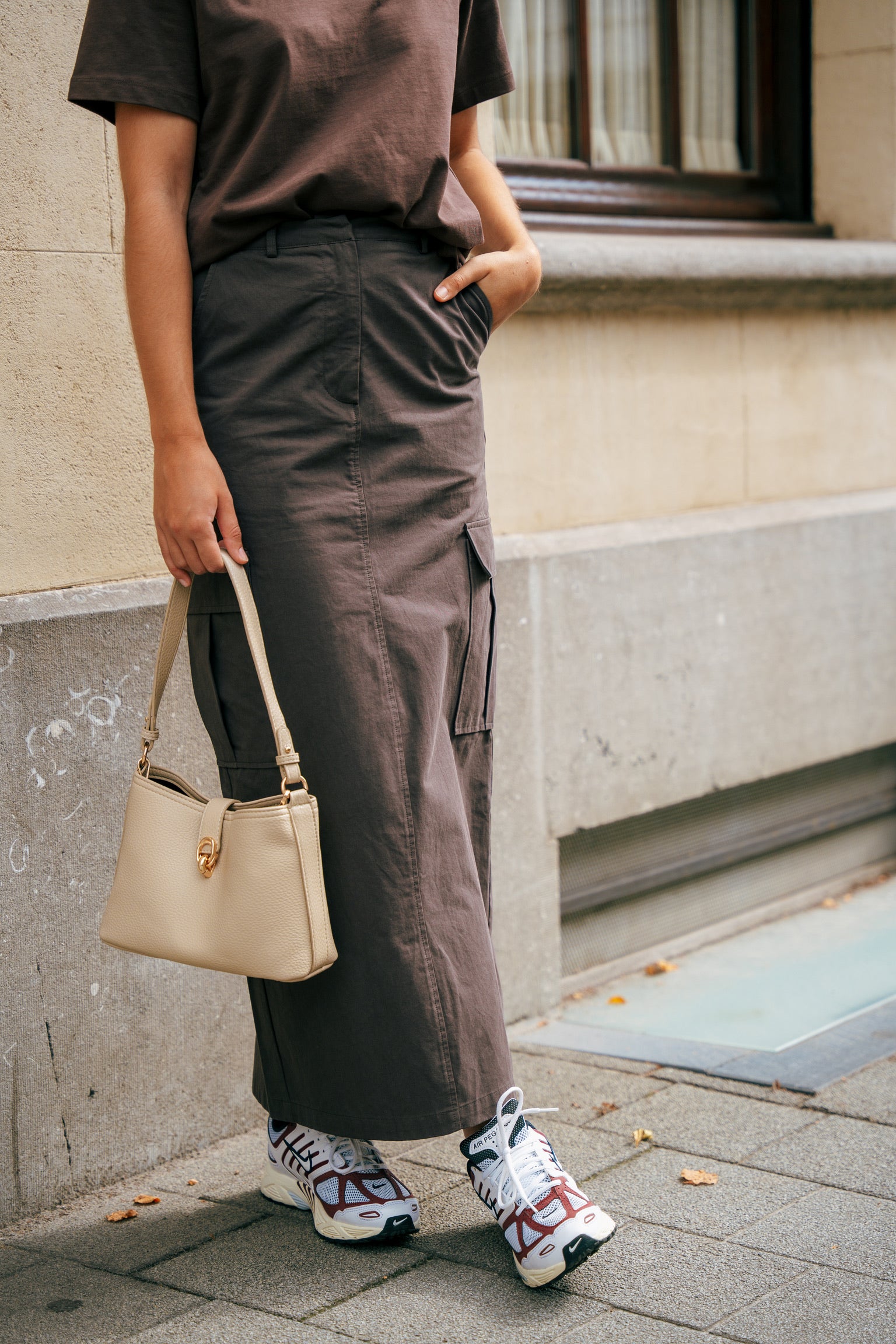 Newyork cargo maxi skirt