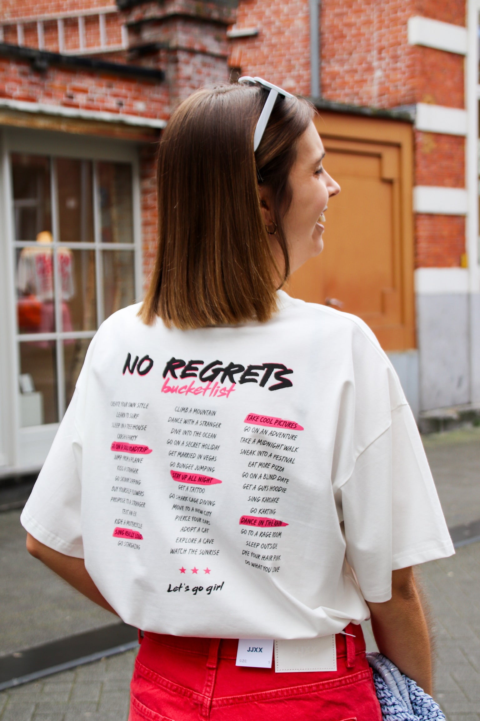 No regrets T-shirt white