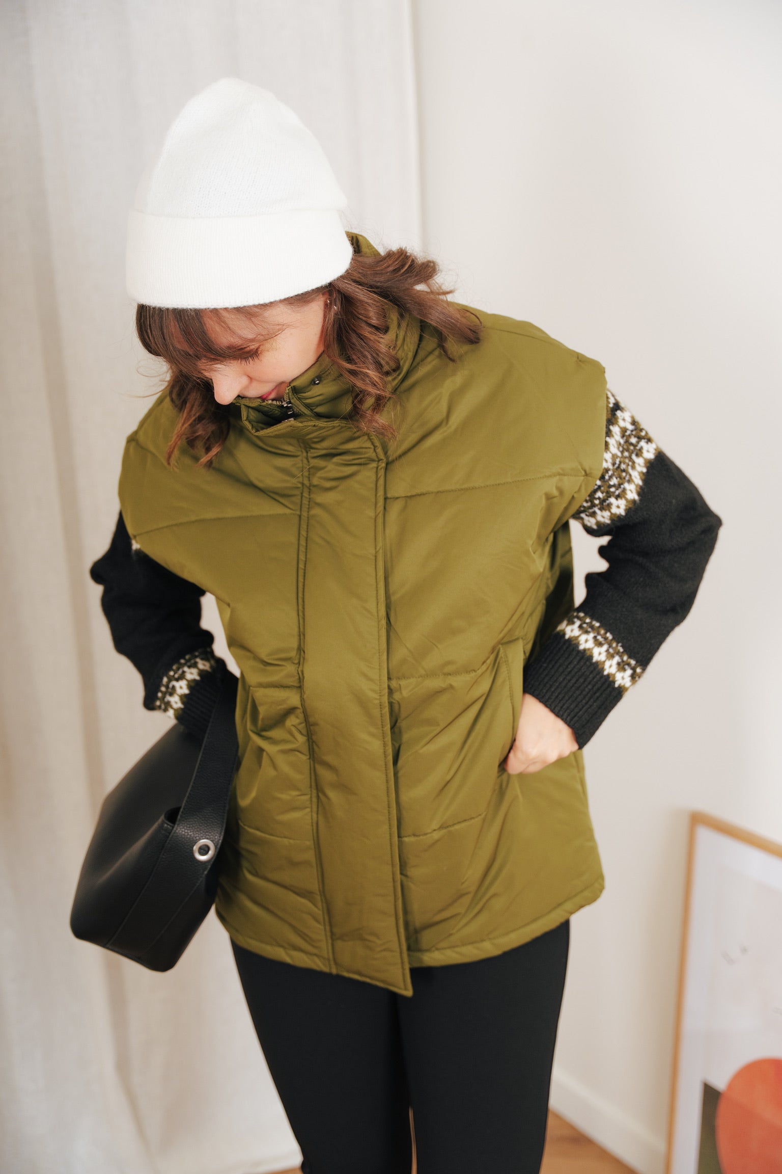 Olive bodywarmer