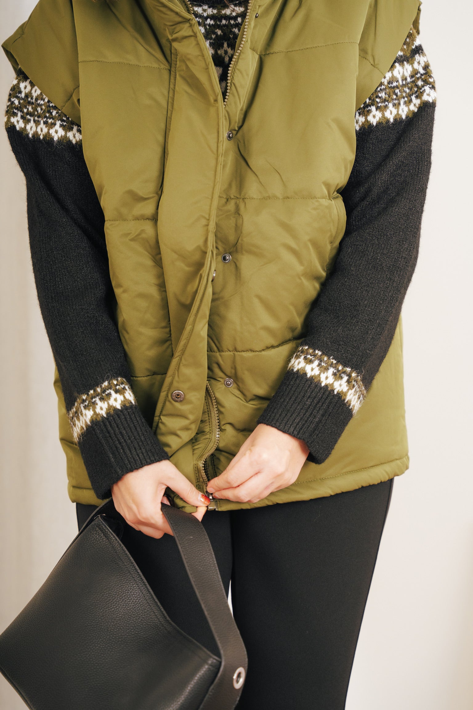 Olive bodywarmer