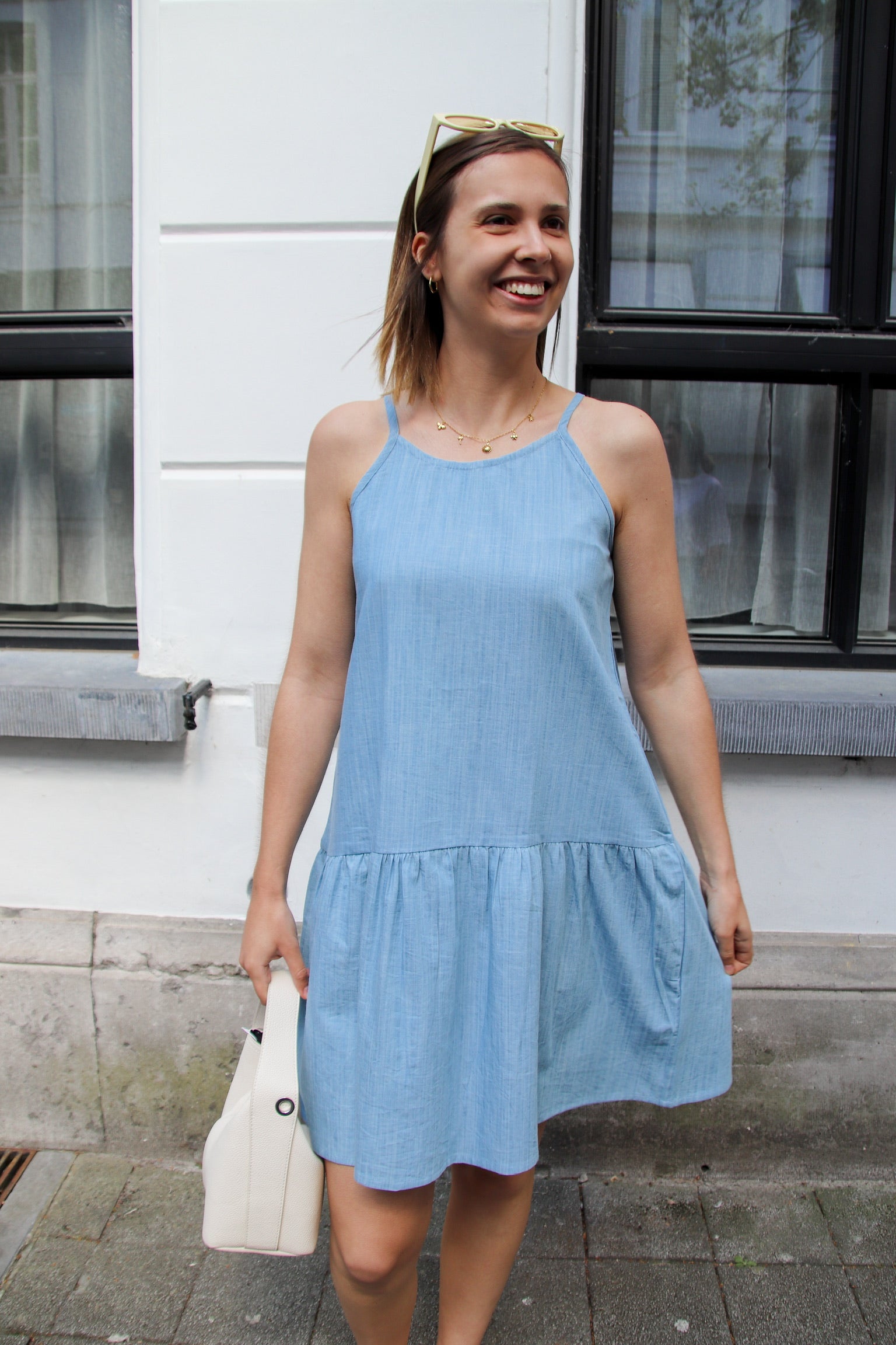 Ollie dress blue