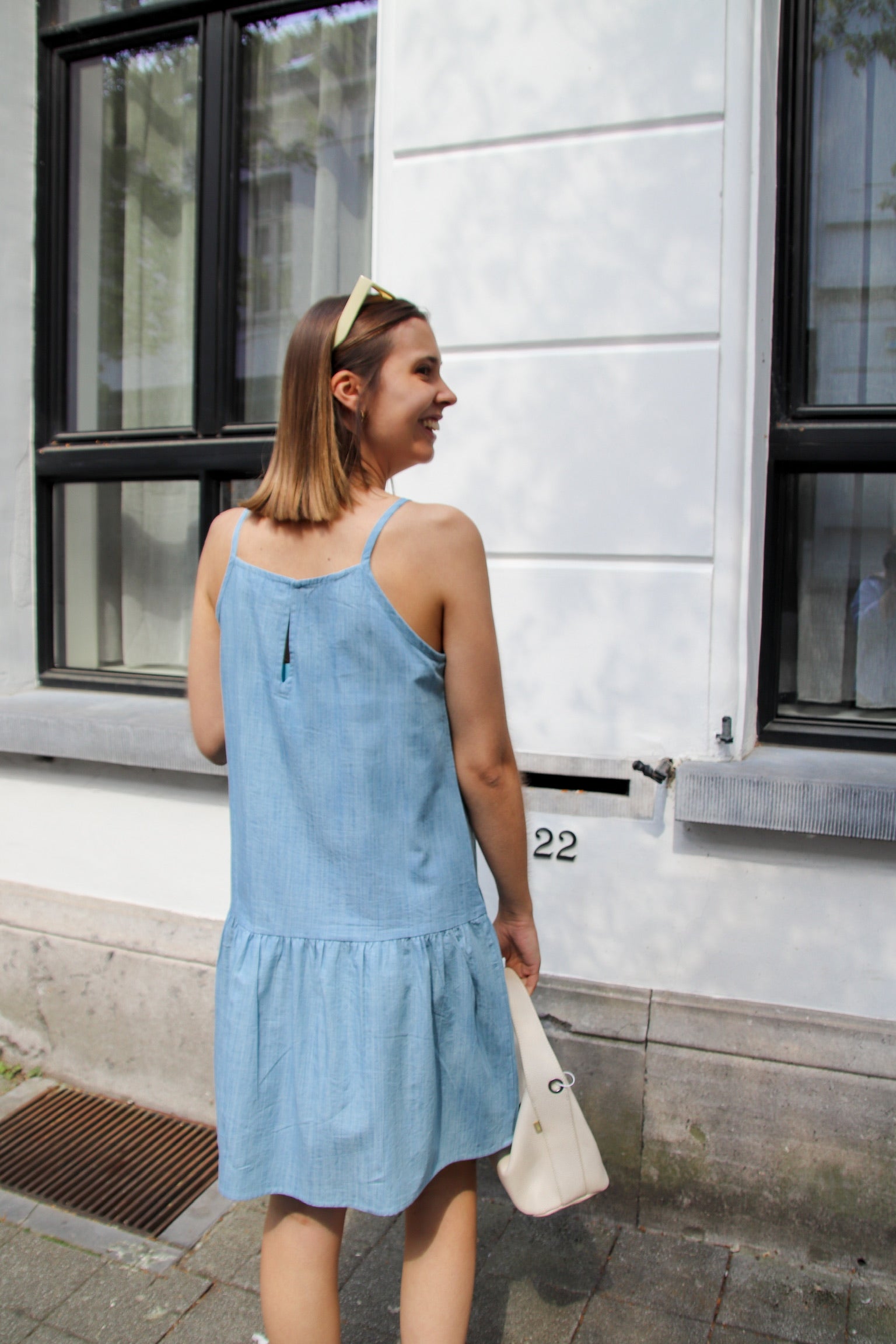 Ollie dress blue