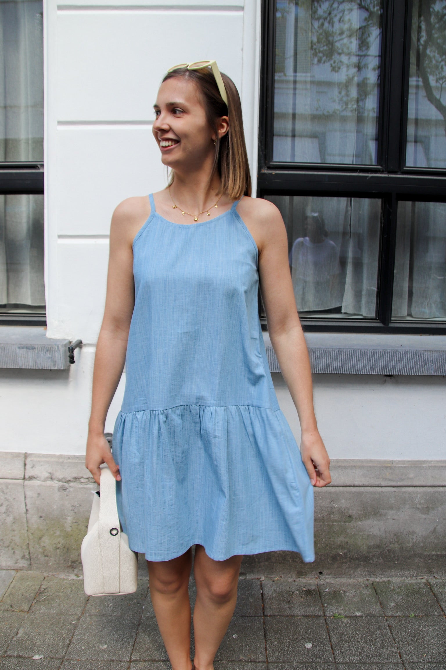 Ollie dress blue