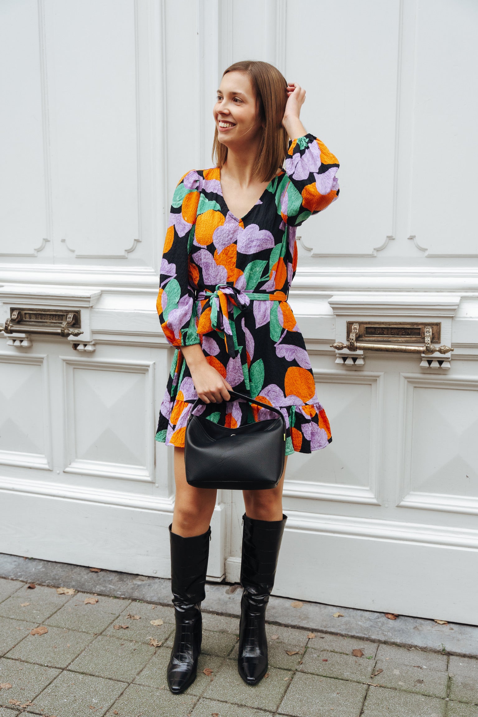 Orangerie dress black