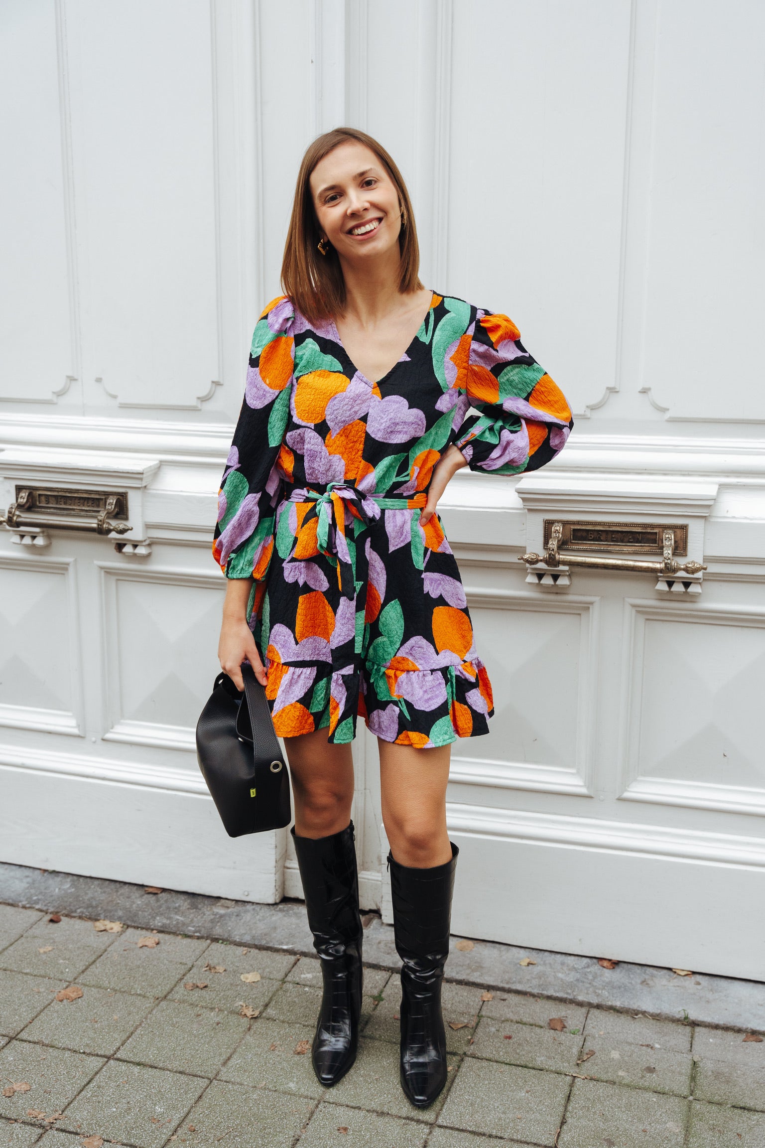 Orangerie dress black