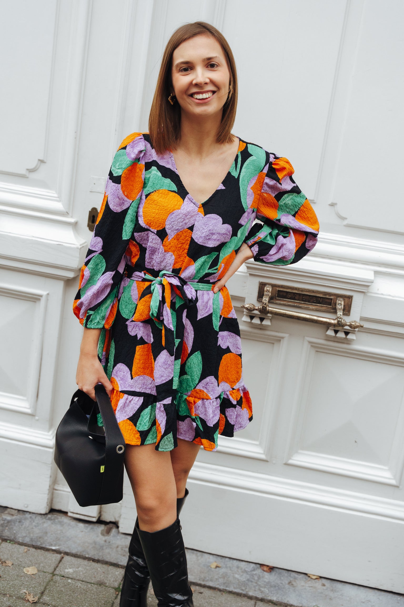 Orangerie dress black