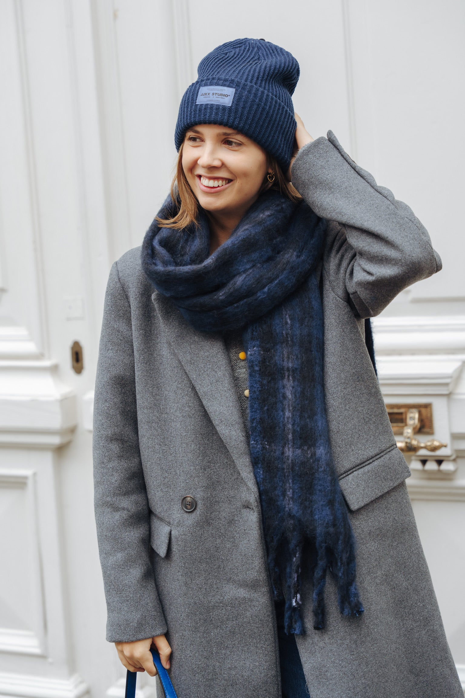 Othelia knit beanie blue