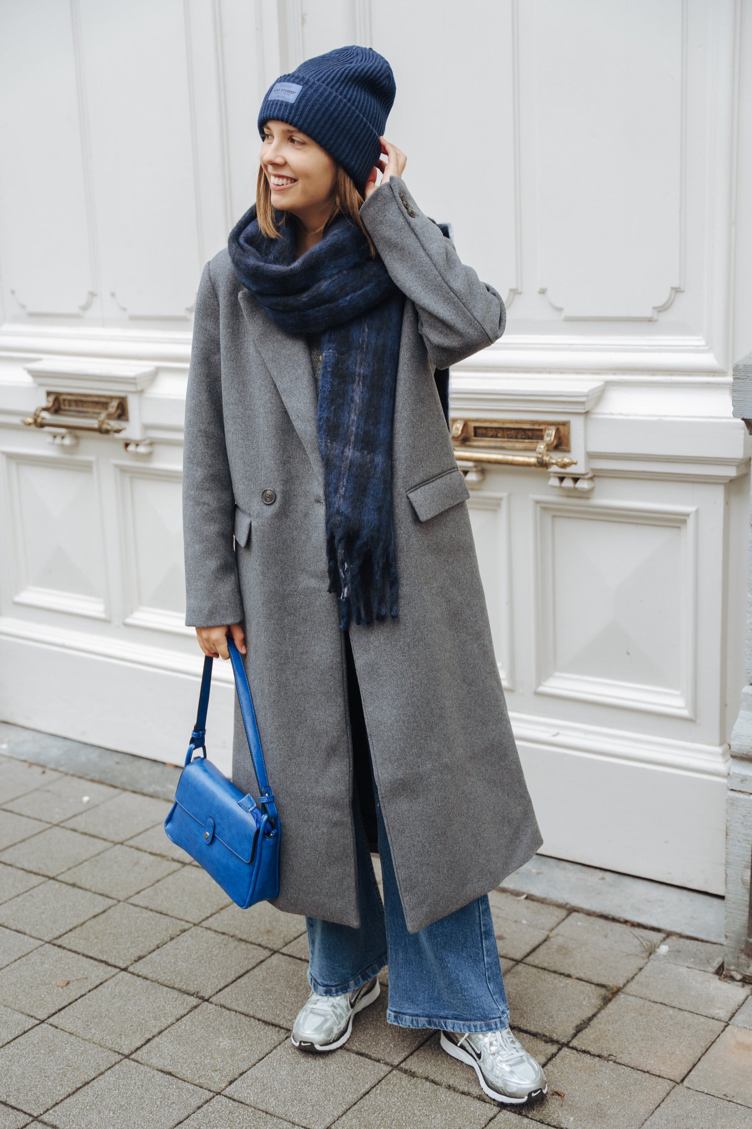 Othelia knit beanie blue