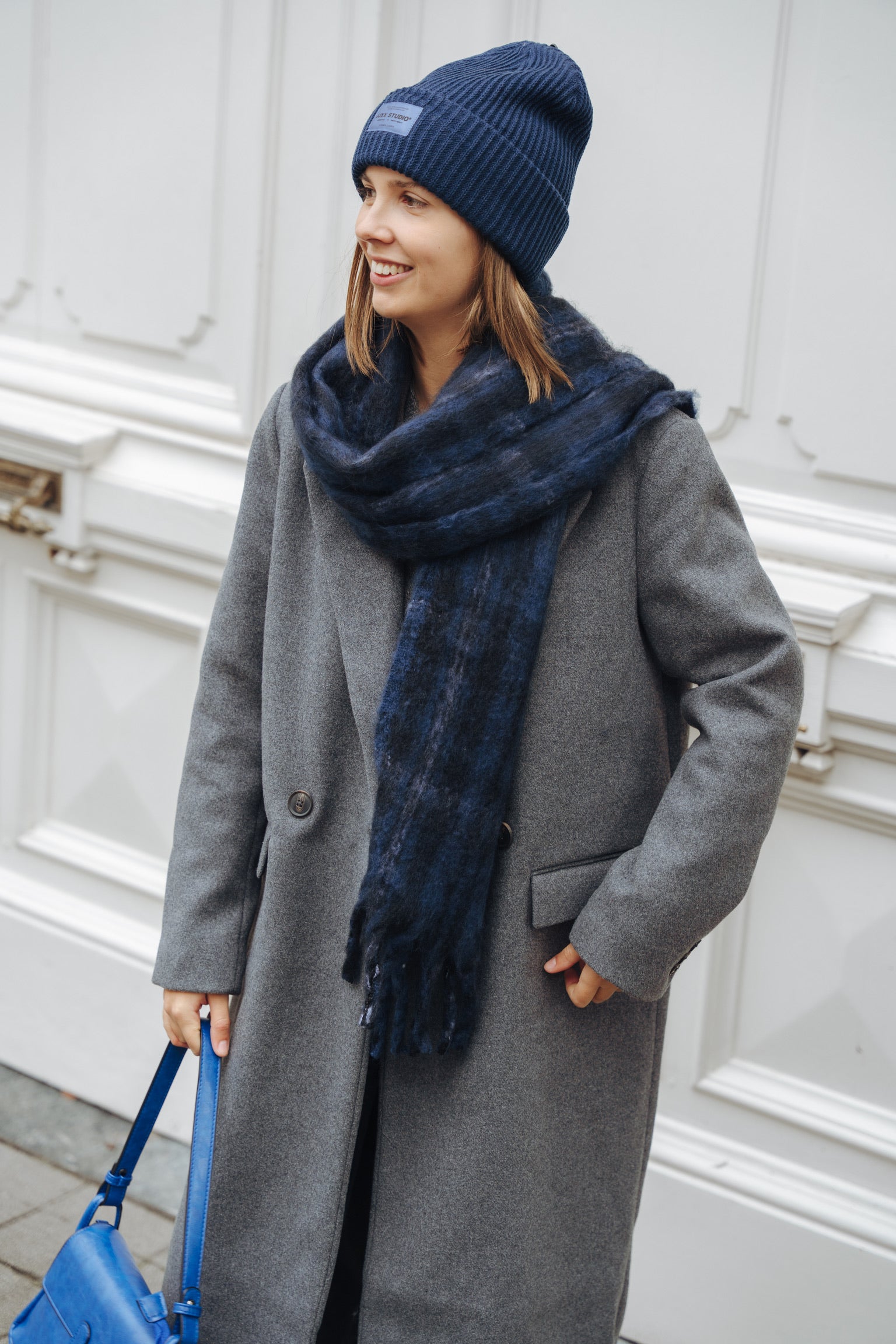 Othelia knit beanie blue