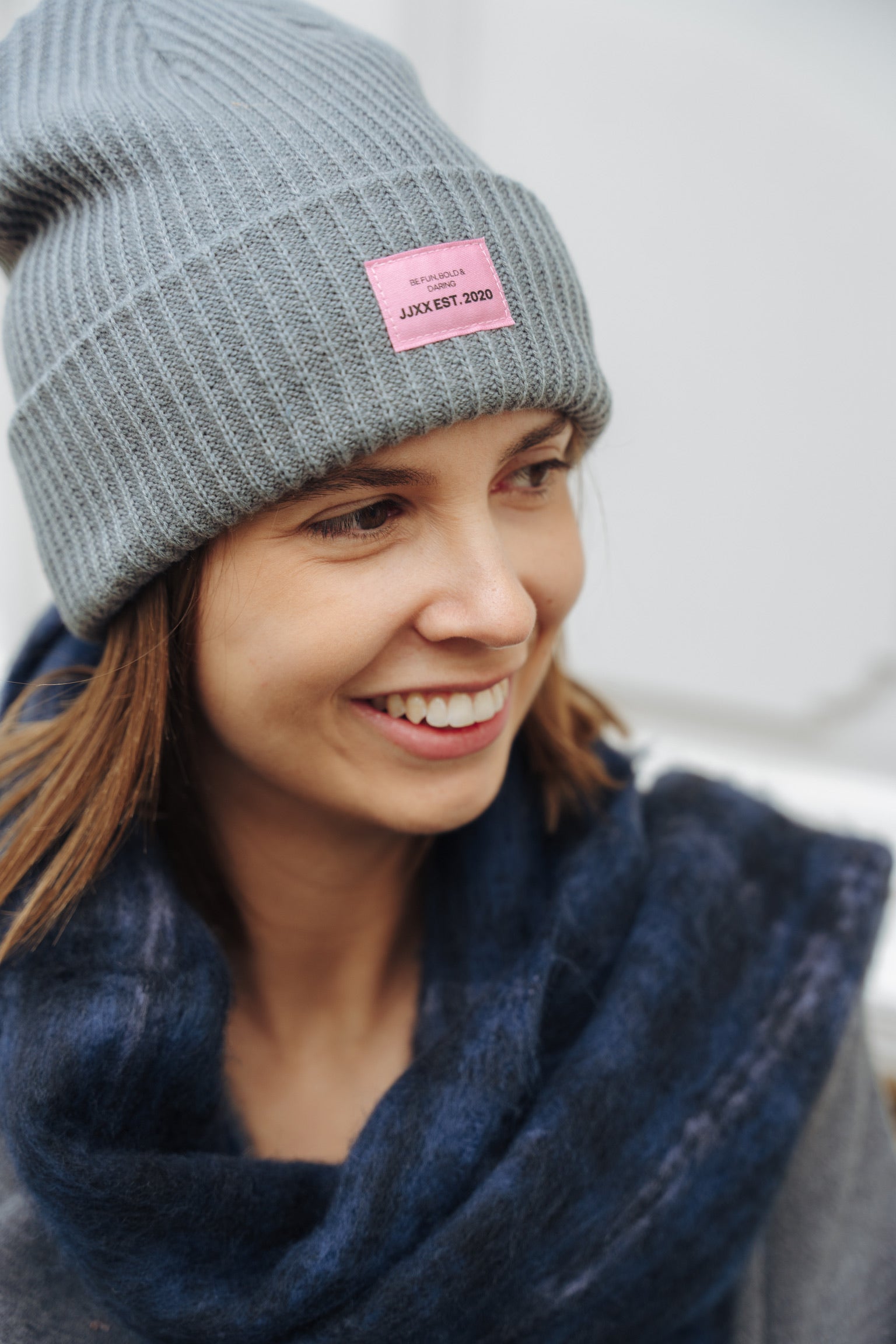 Othelia knit beanie grey