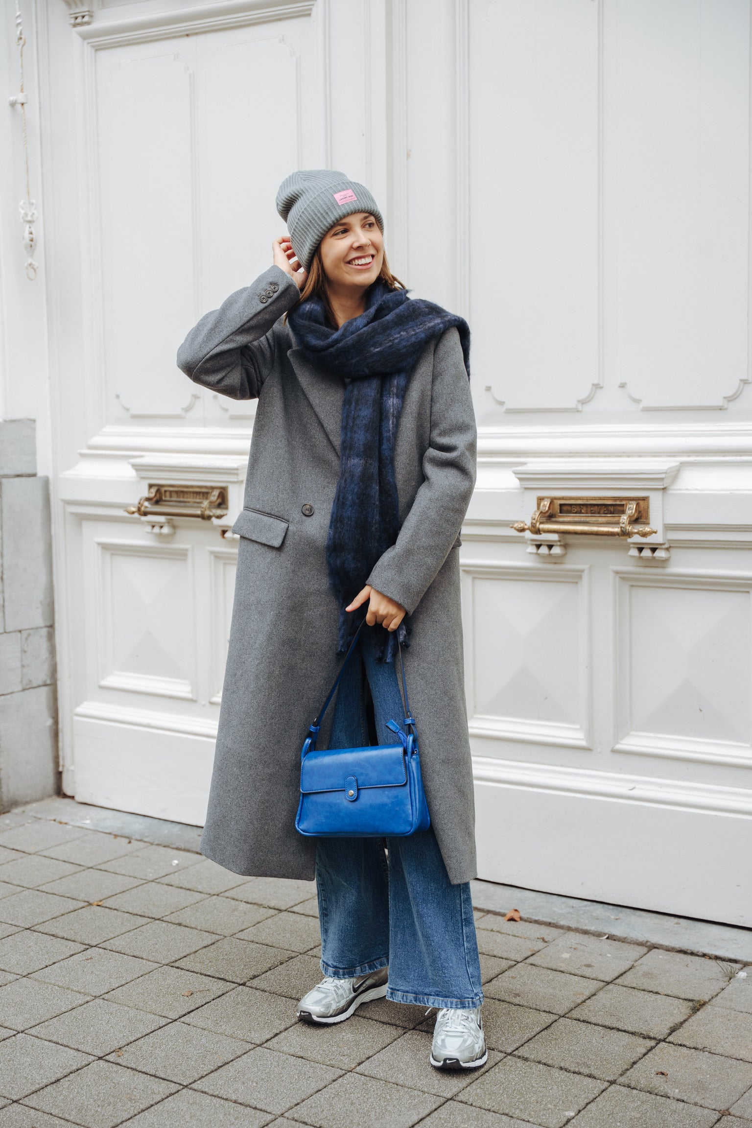 Othelia knit beanie grey