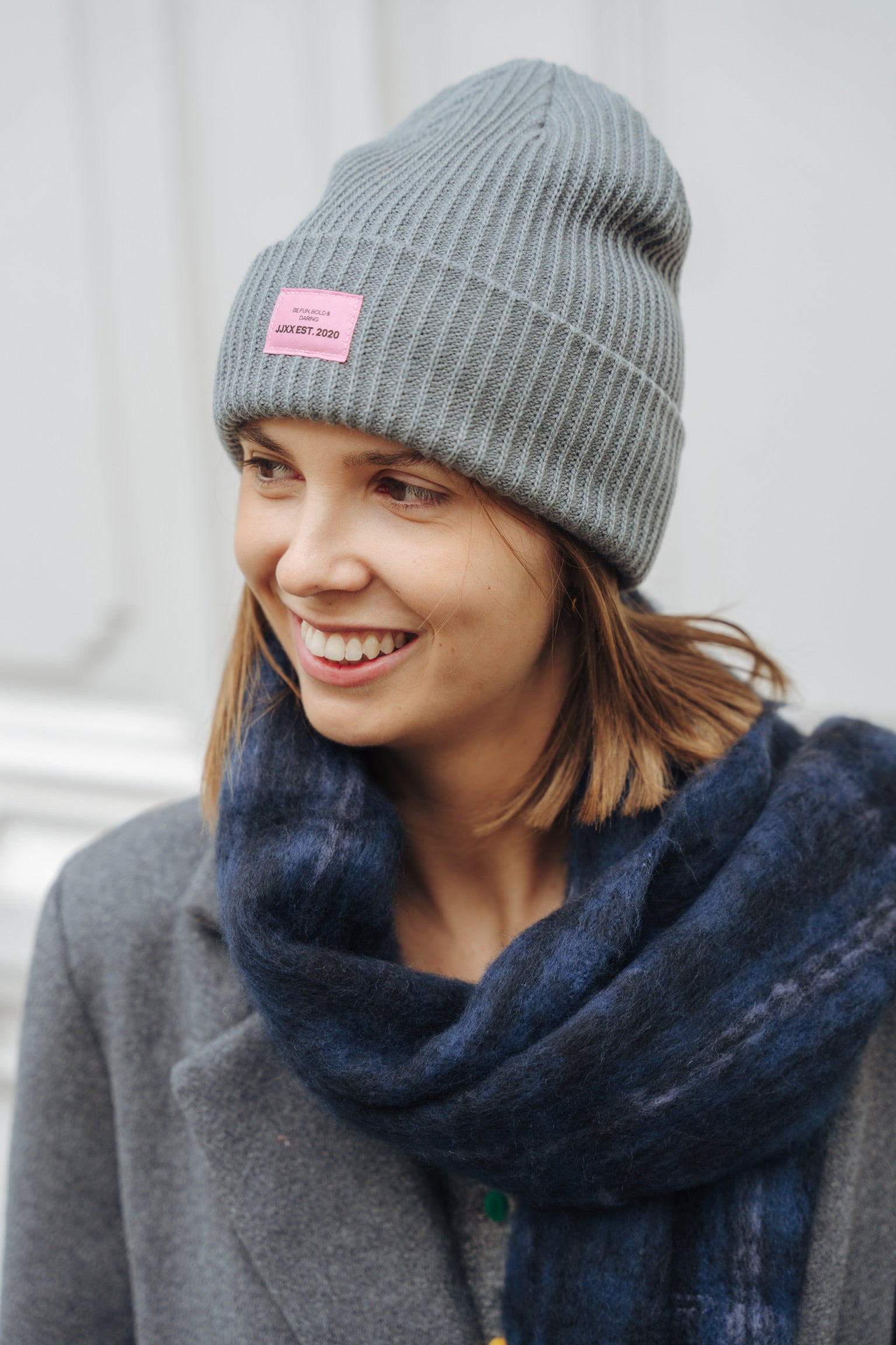 Othelia knit beanie grey